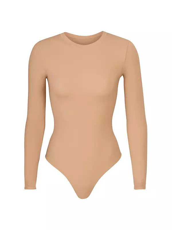 Fits Everybody High Neck Bodysuit - Cocoa
