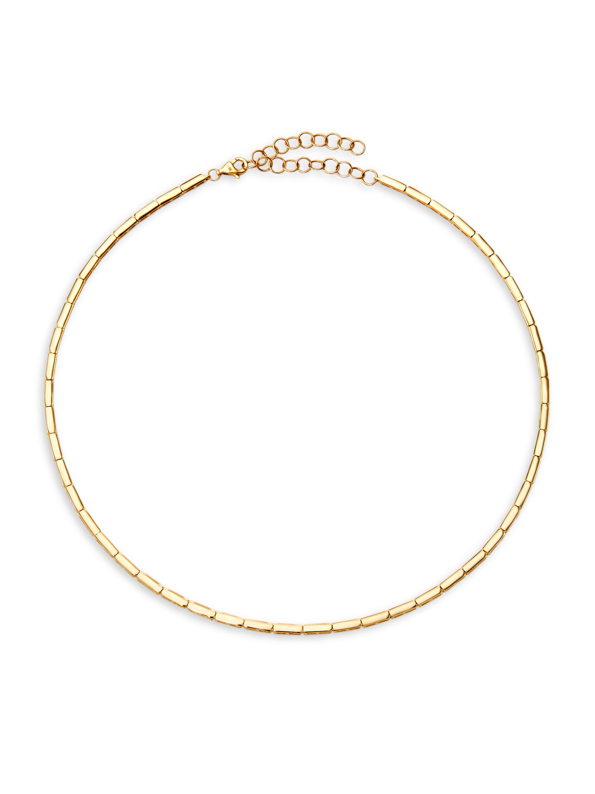 Saks Fifth Avenue Collection Women's 14K Yellow Gold Bar Link Necklace - Yellow Gold