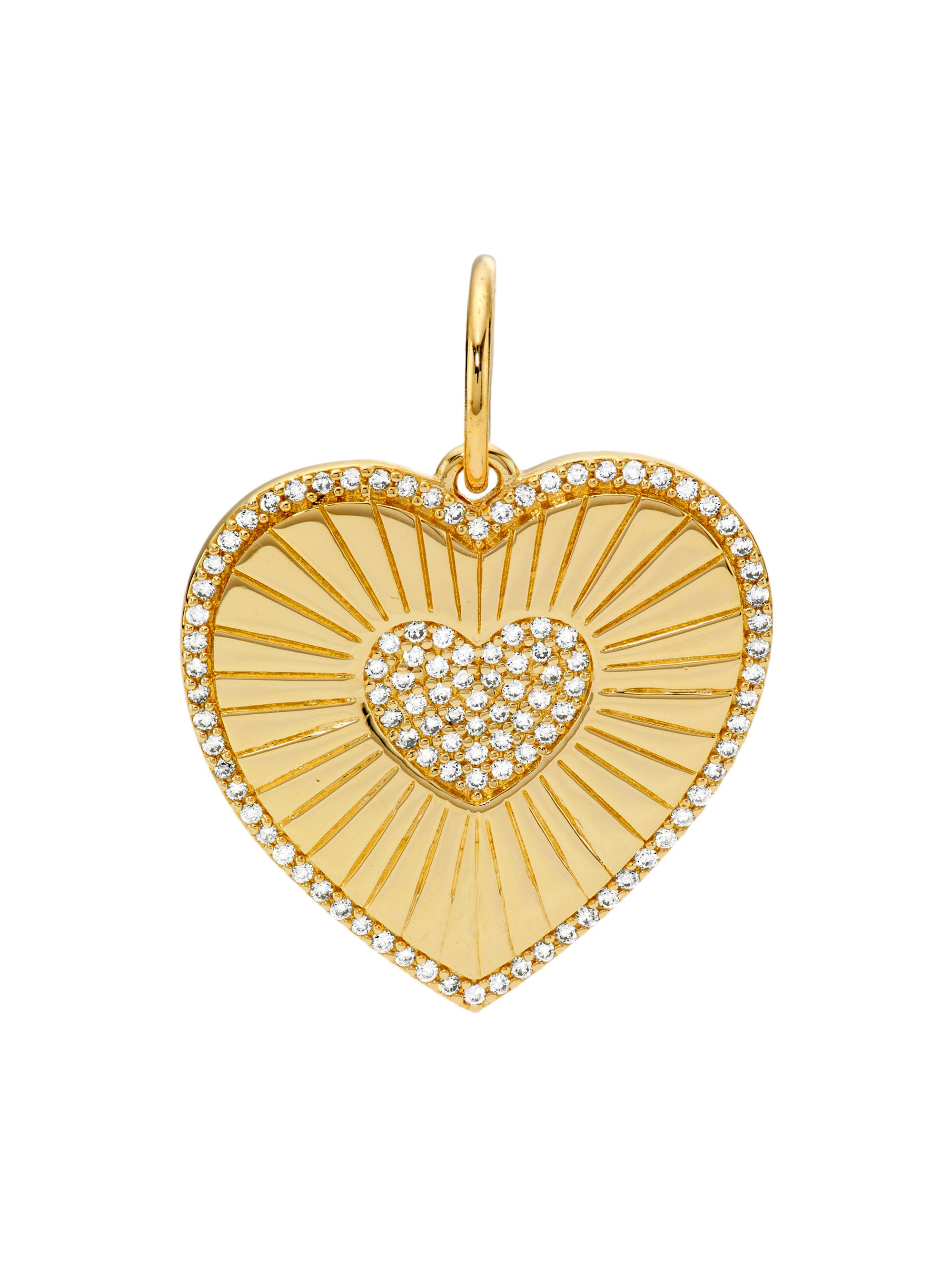 Saks Fifth Avenue Collection Women's 14K Yellow Gold & 0.27 TCW Diamond Heart Pendant Necklace - Yellow Gold