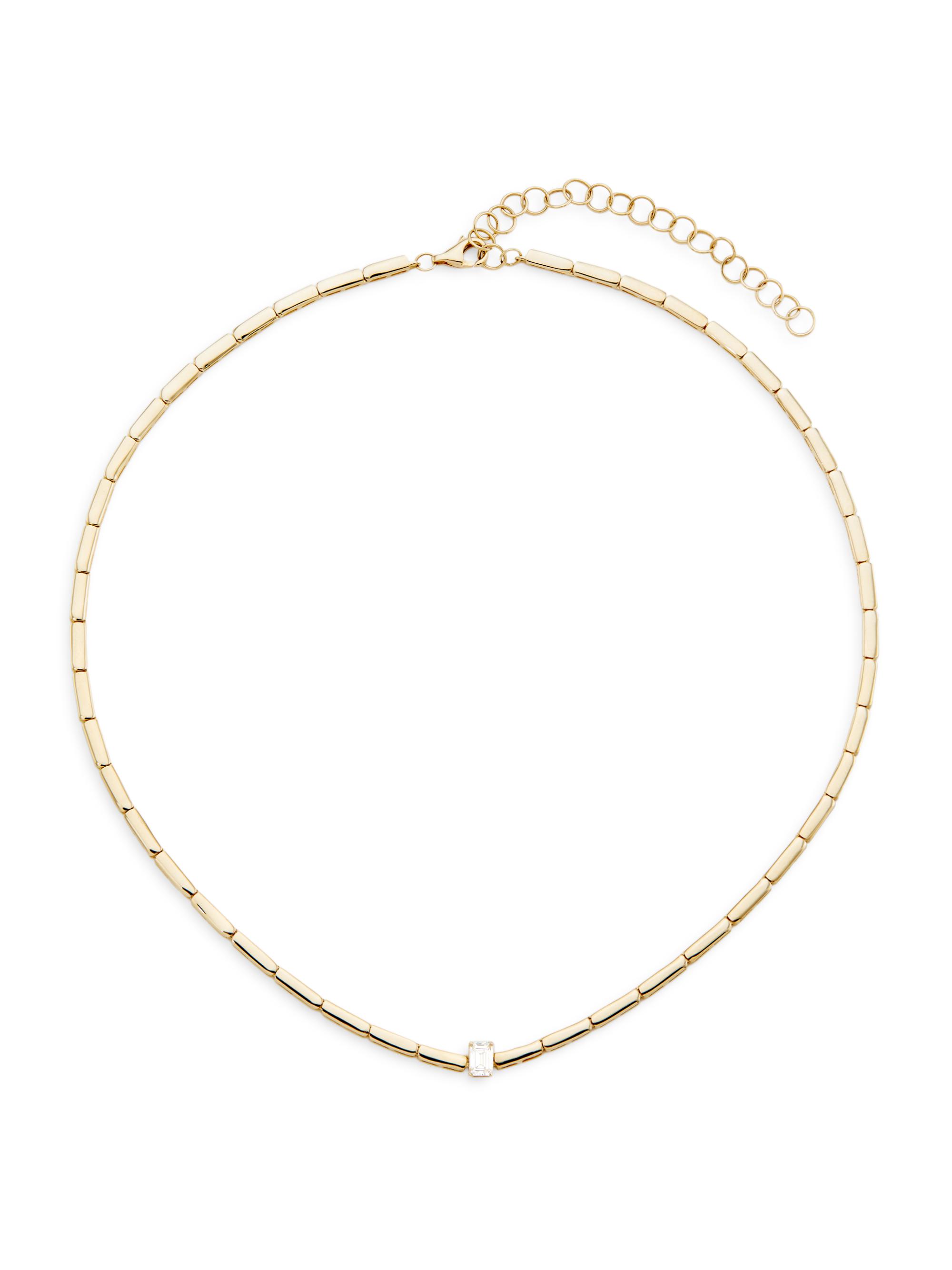 Saks Fifth Avenue Collection Women's 14K Yellow Gold & 0.3 TCW Diamond Necklace - Yellow Gold