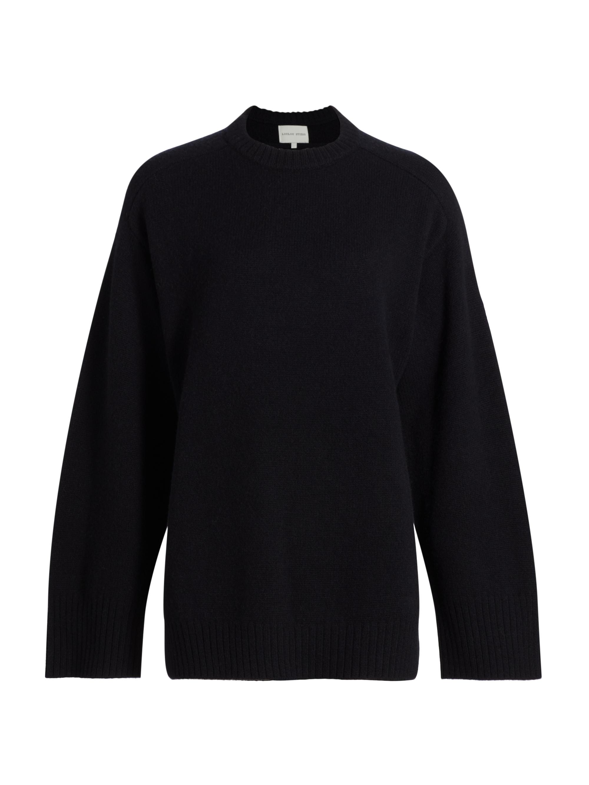 Loulou de Saison Women's Safi Wool-Cashmere Blend Sweater - Black