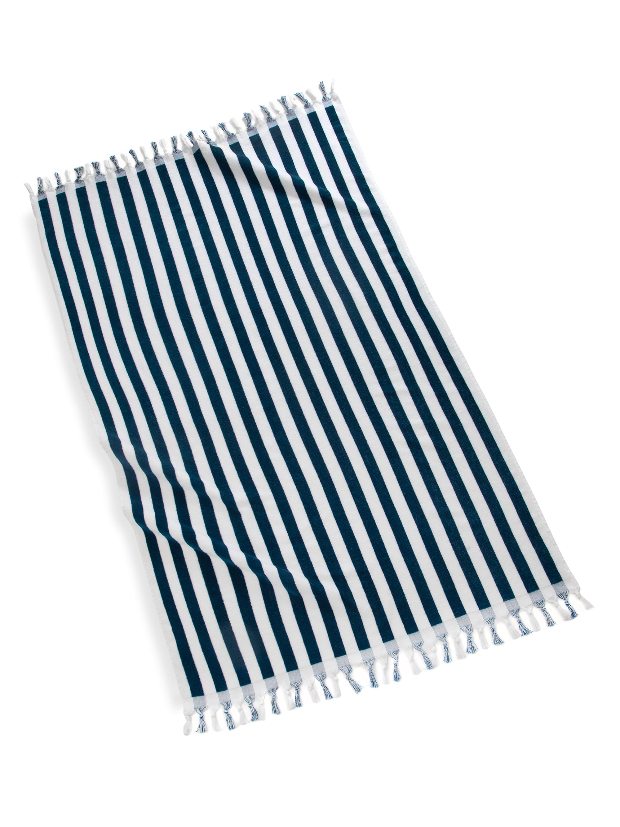 Kassatex Cannes Beach Towel - Navy