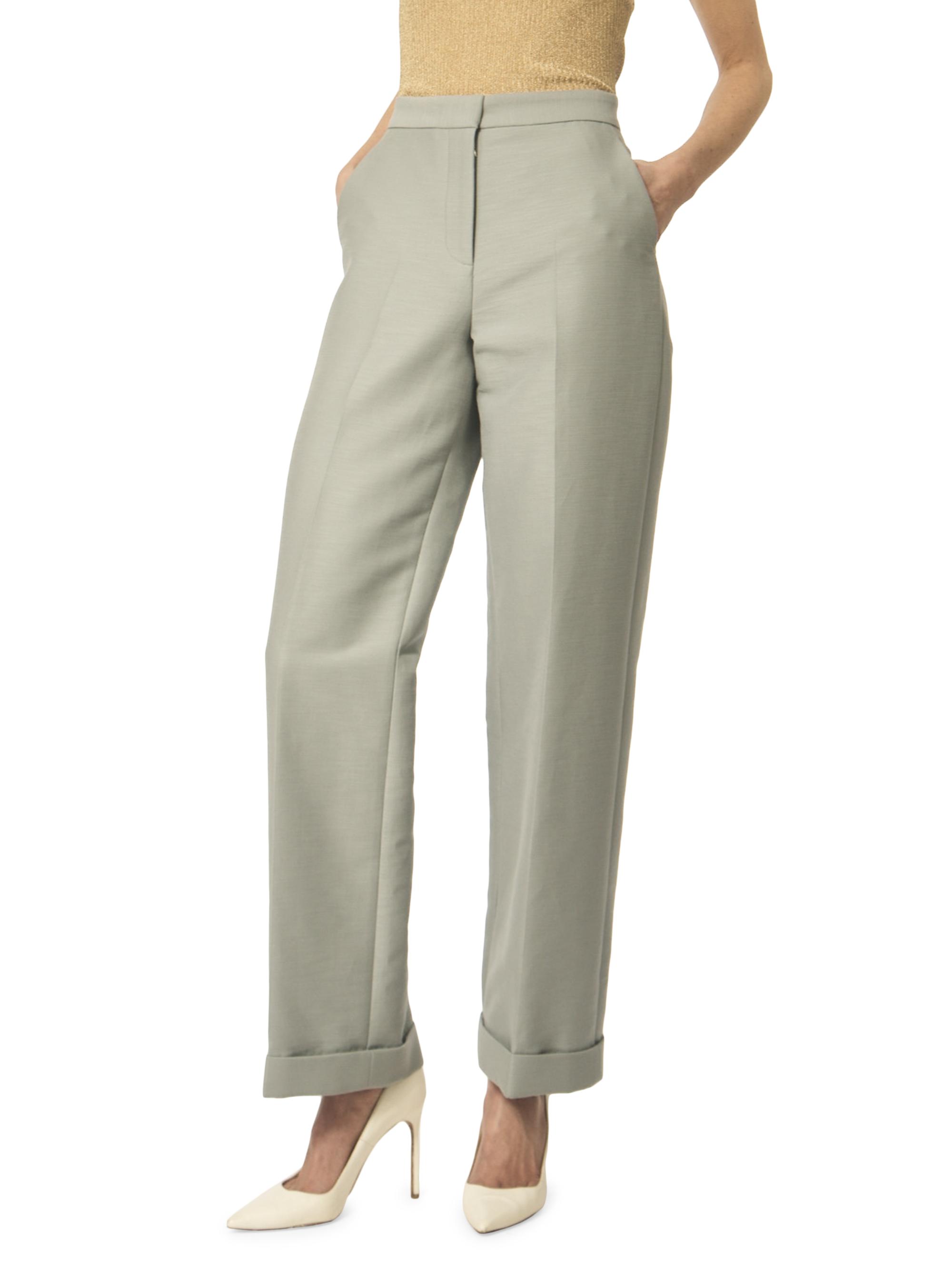 Interior Women's The Nico Straight-Leg Trousers - Slate