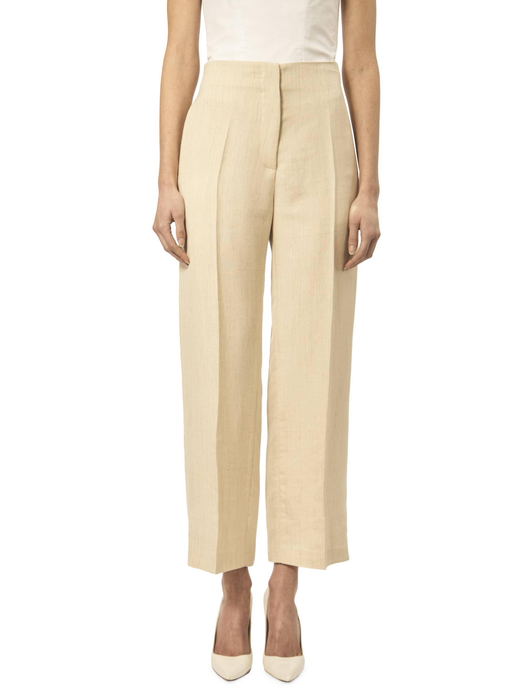 Interior Women's The Owens Wide-Leg Trousers - Wheat
