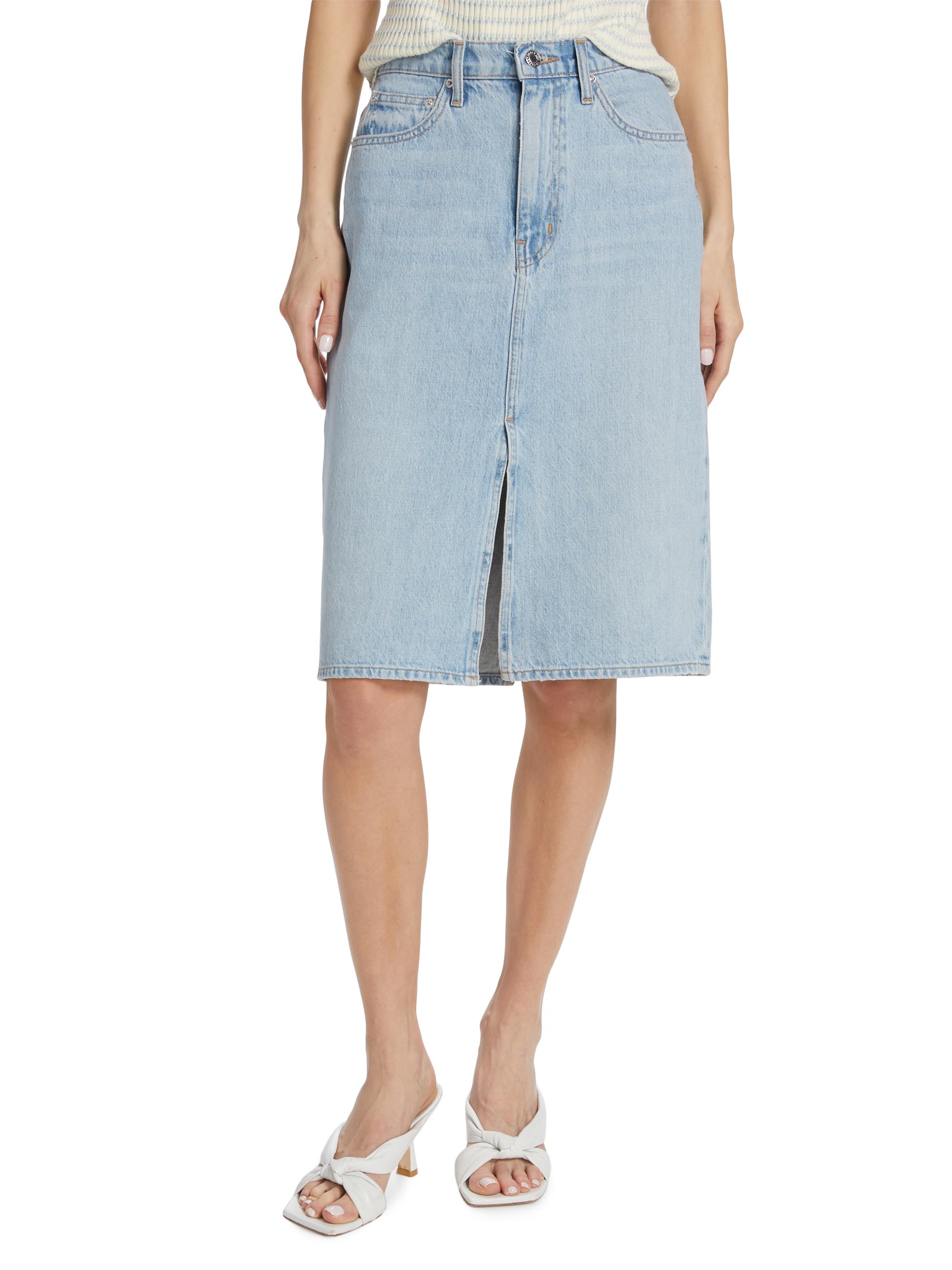 Derek Lam 10 Crosby Women's Juliet Denim Skirt - Ludlow | Thumbnail 3