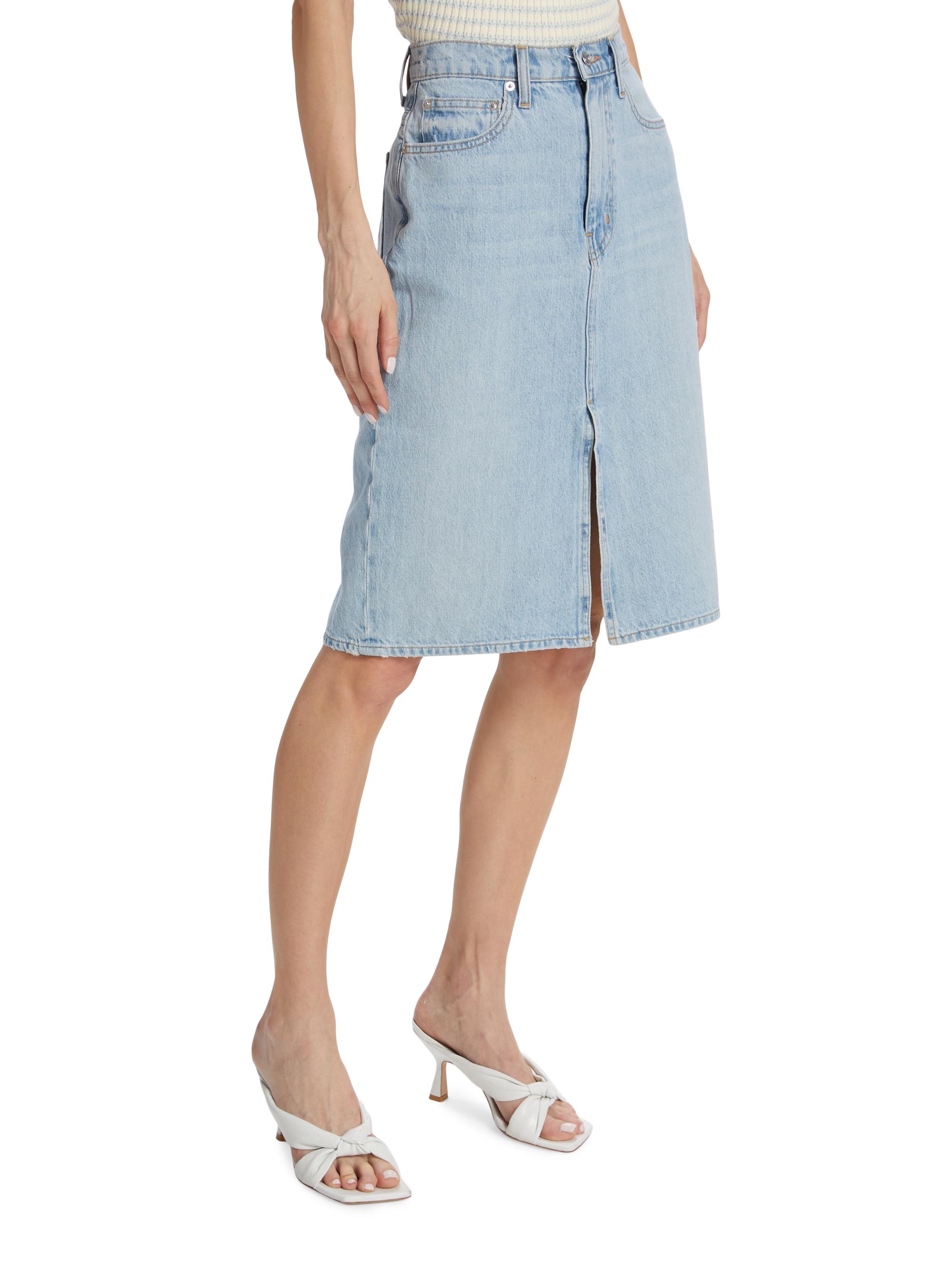 Derek Lam 10 Crosby Women's Juliet Denim Skirt - Ludlow | Thumbnail 4