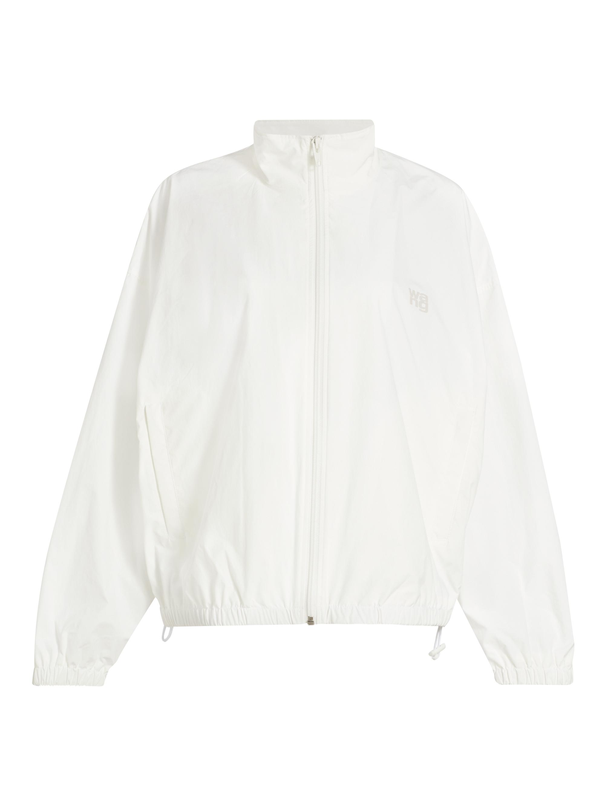 alexanderwang.t Women's Logo-Embroidered Track Jacket - White