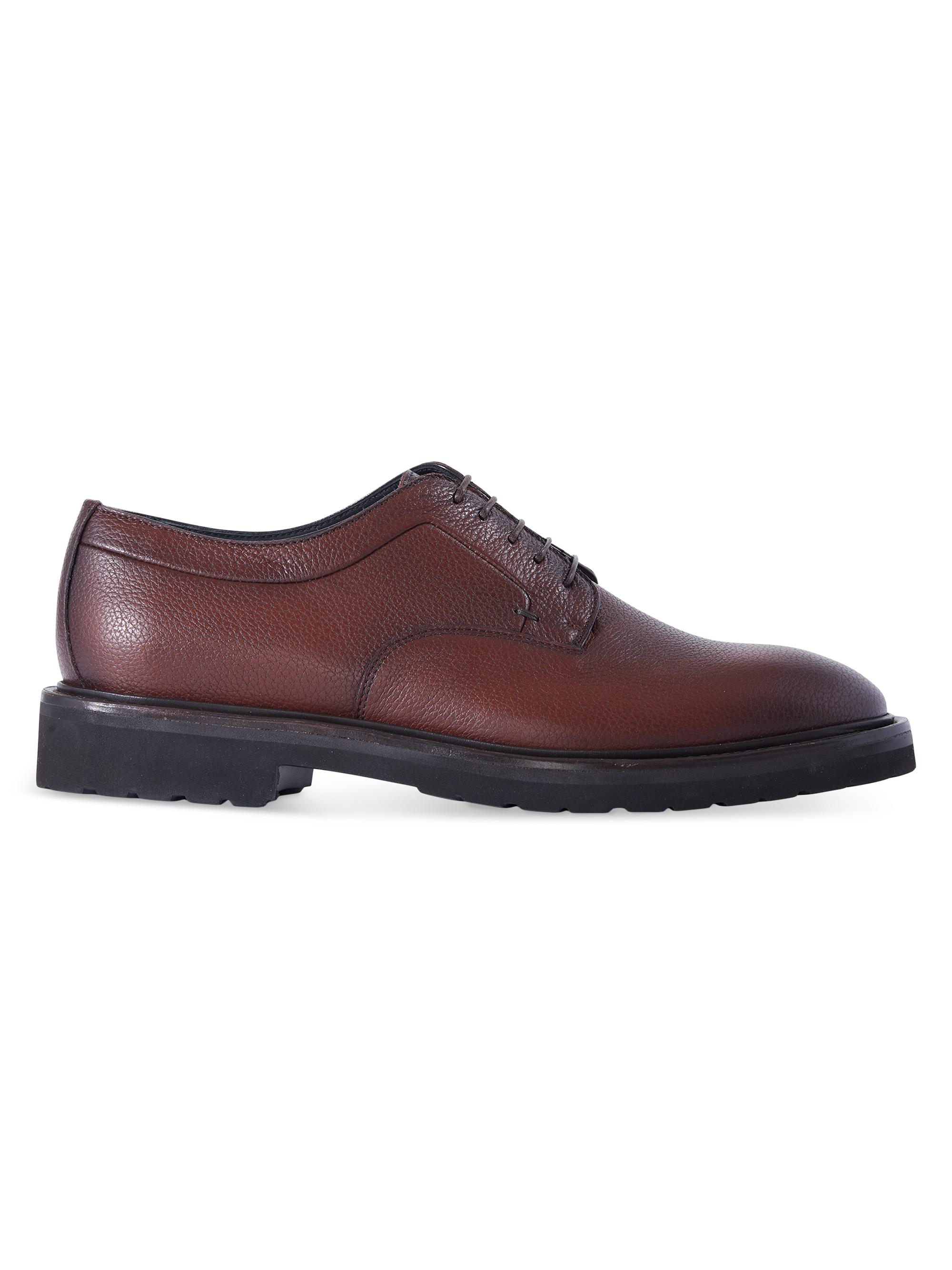 Paul Stuart Men's Barlett Leather Oxfords - Cognac