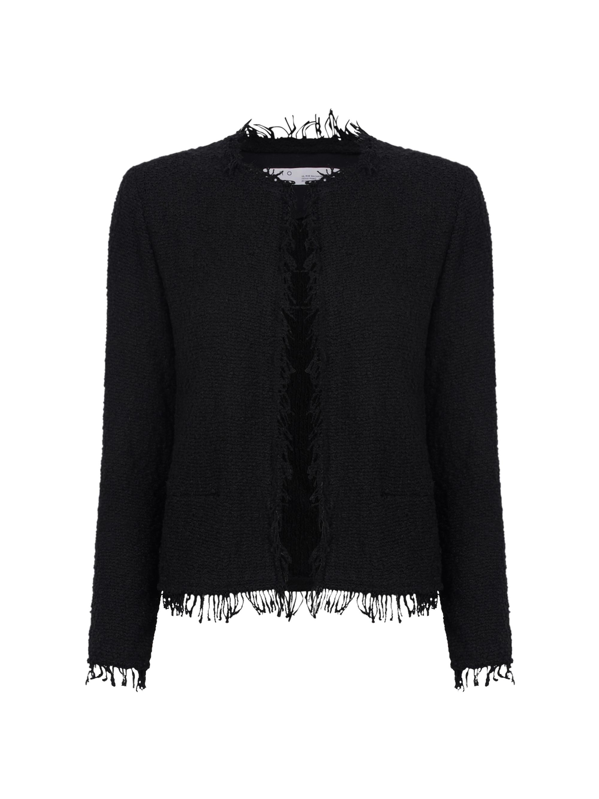 Akris punto Chunky Tweed Fringe Jacket | Saks Fifth Avenue