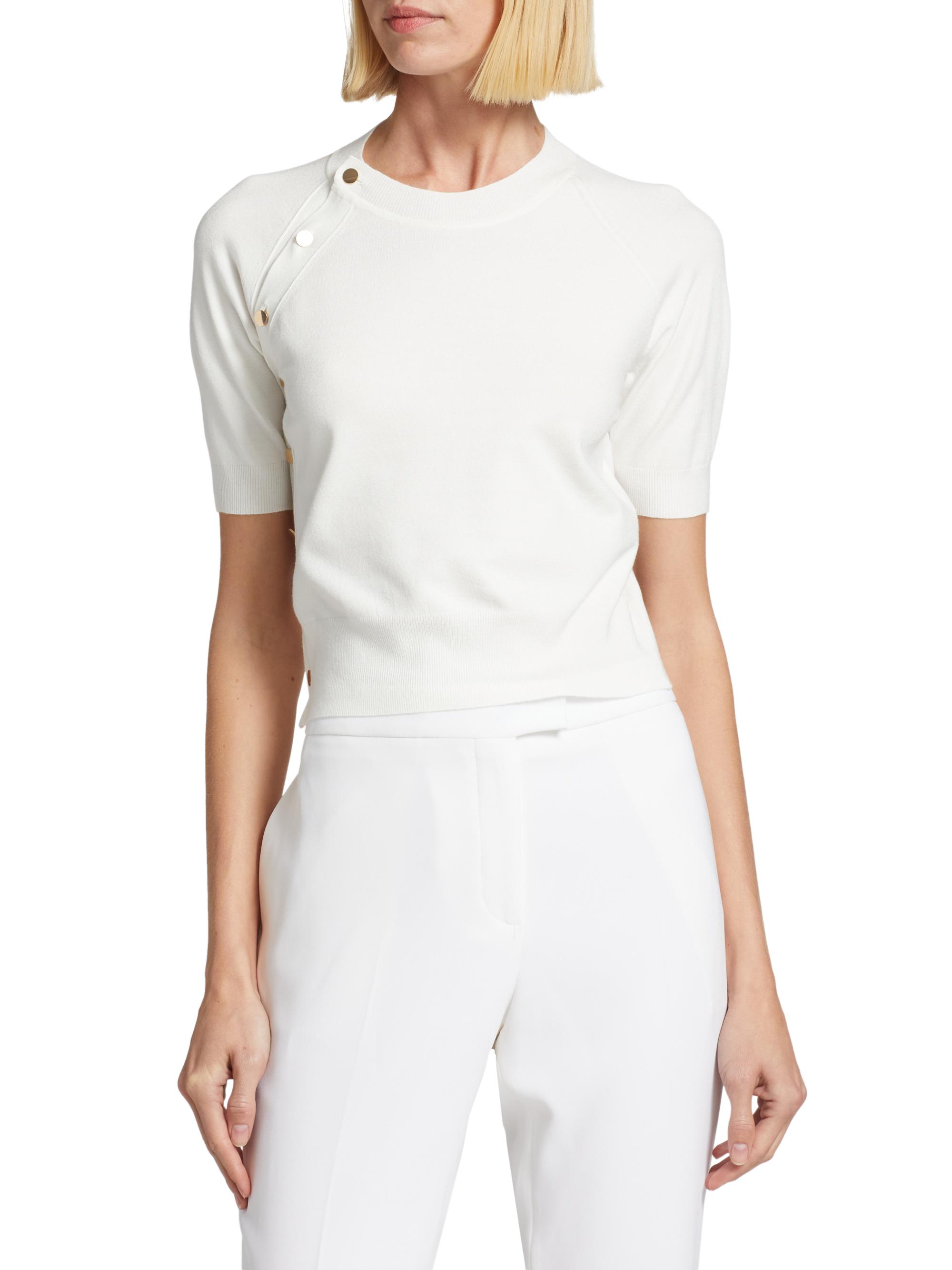 Altuzarra Women's Mini Minimoto Knit Crop Sweater - Natural White | Thumbnail 3