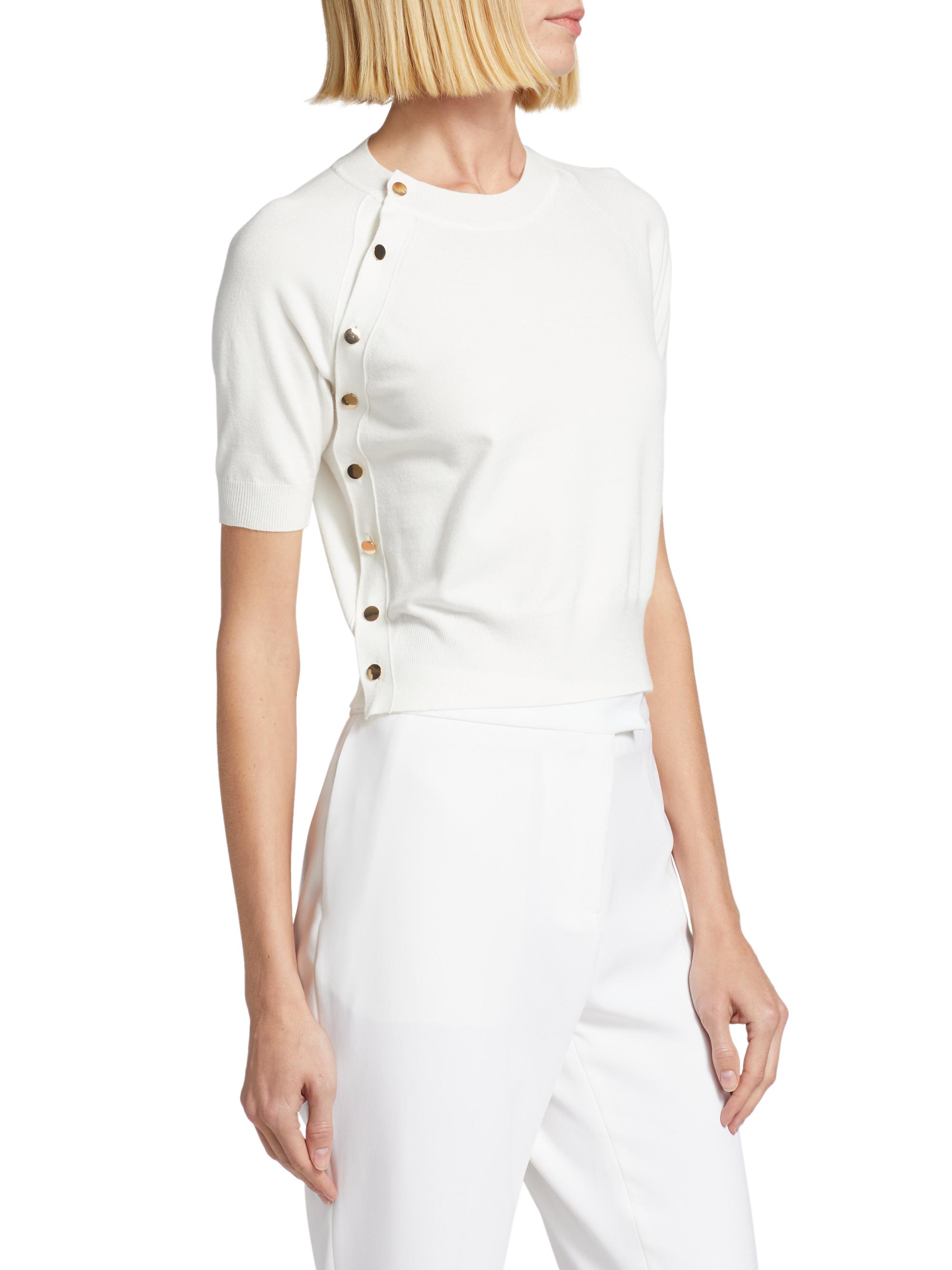 Altuzarra Women's Mini Minimoto Knit Crop Sweater - Natural White | Thumbnail 4