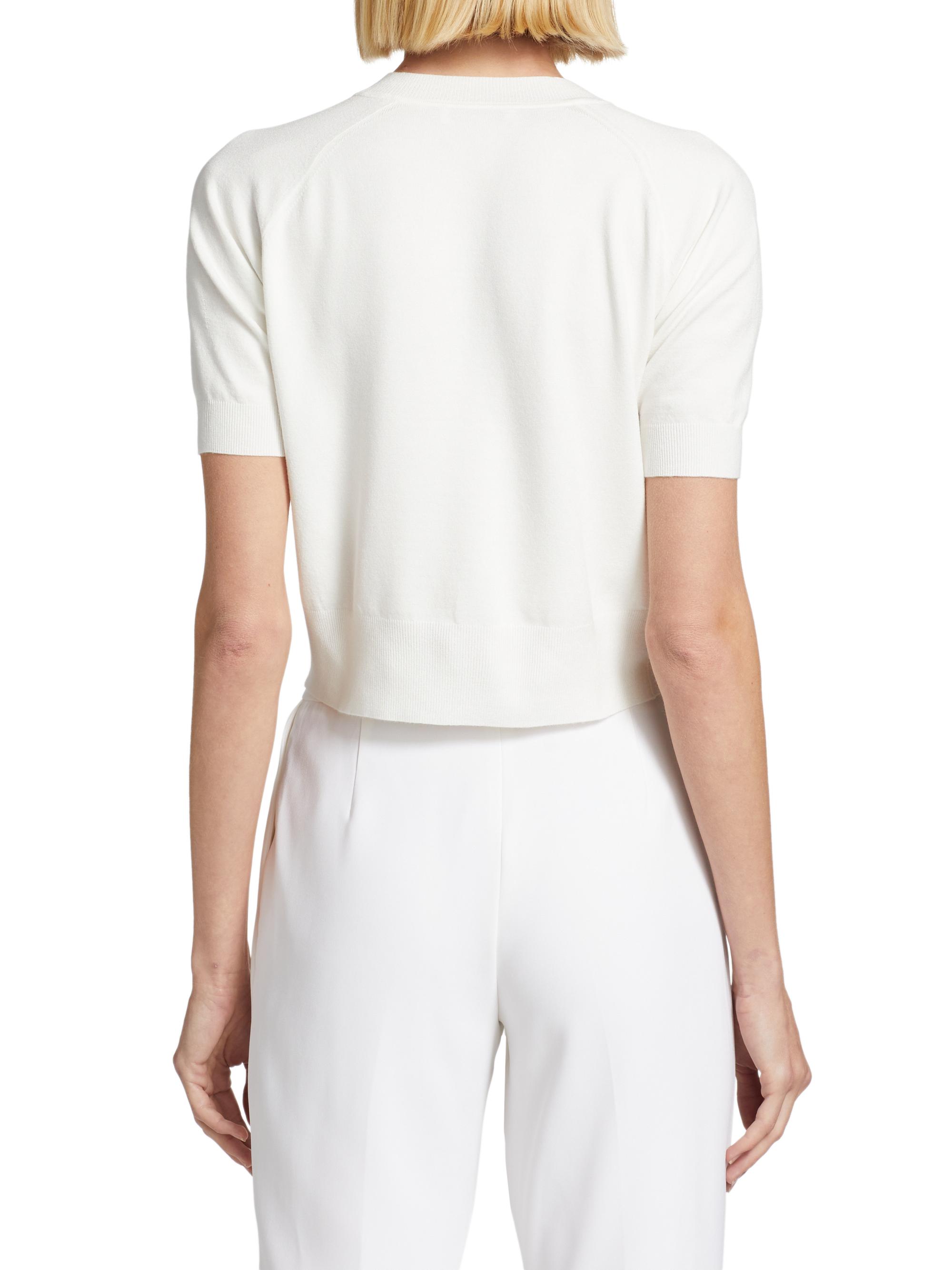 Altuzarra Women's Mini Minimoto Knit Crop Sweater - Natural White | Thumbnail 5