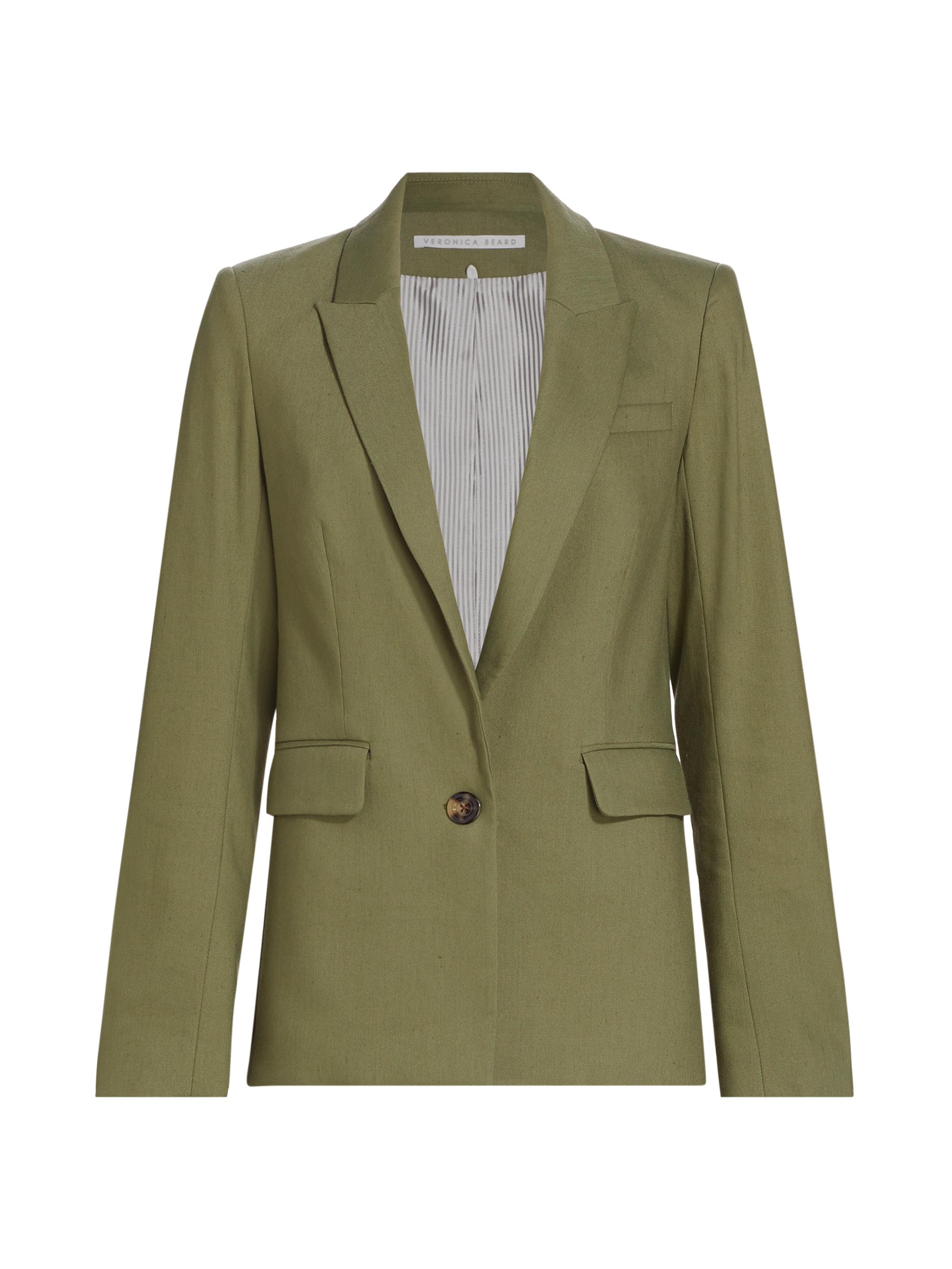 Veronica Beard Sevi Linen-Blend Blazer | Saks Fifth Avenue