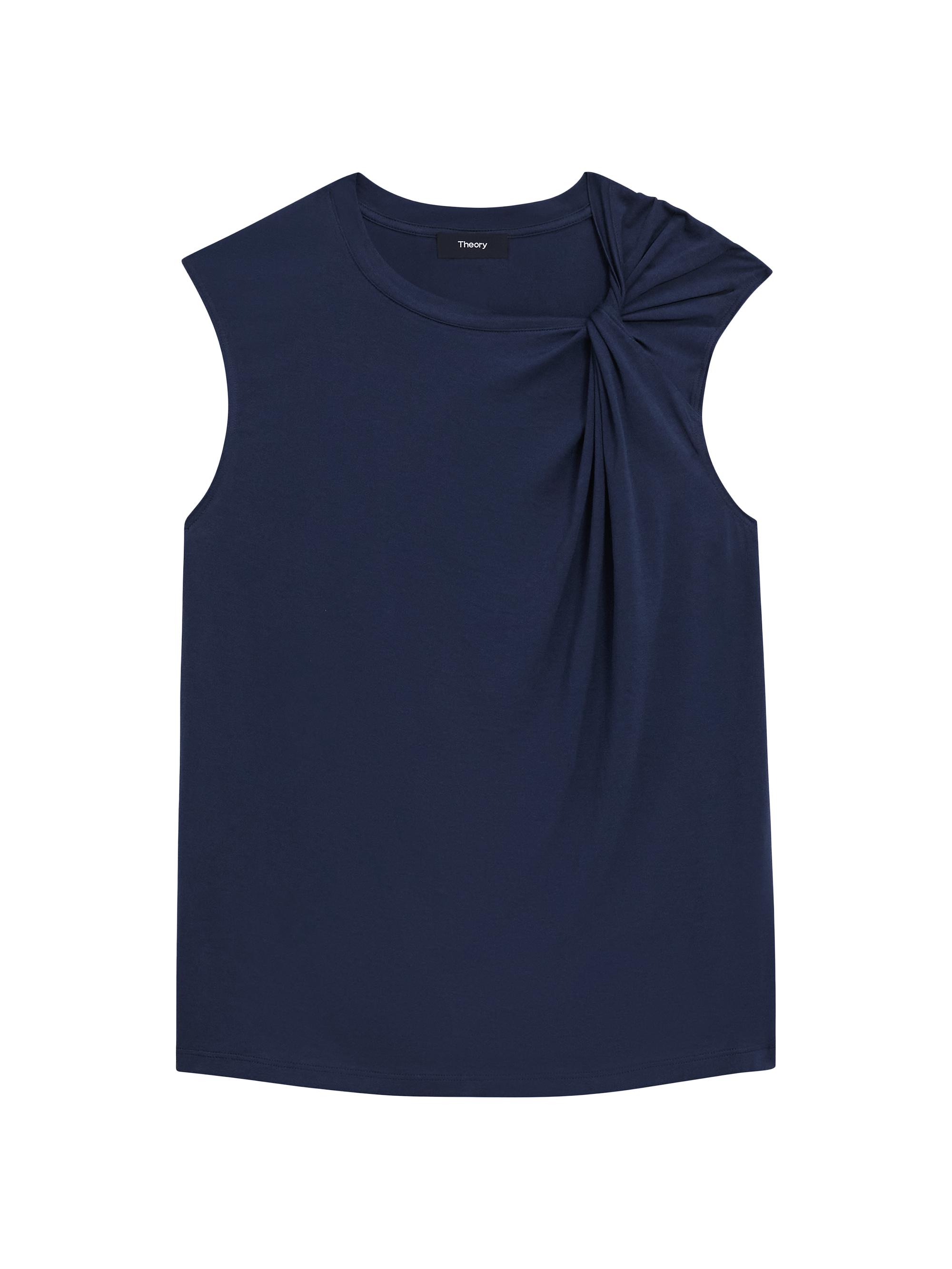 Theory Women's Twisted Apex Tank - Nocturne Navy