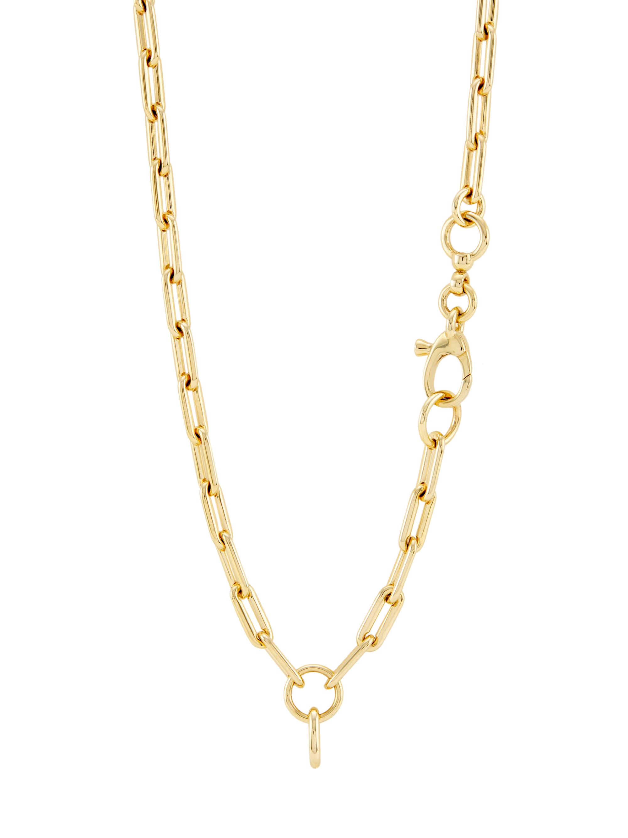 Saks Fifth Avenue Collection Women's 14K Yellow Gold Paper Clip Chain Necklace - Gold