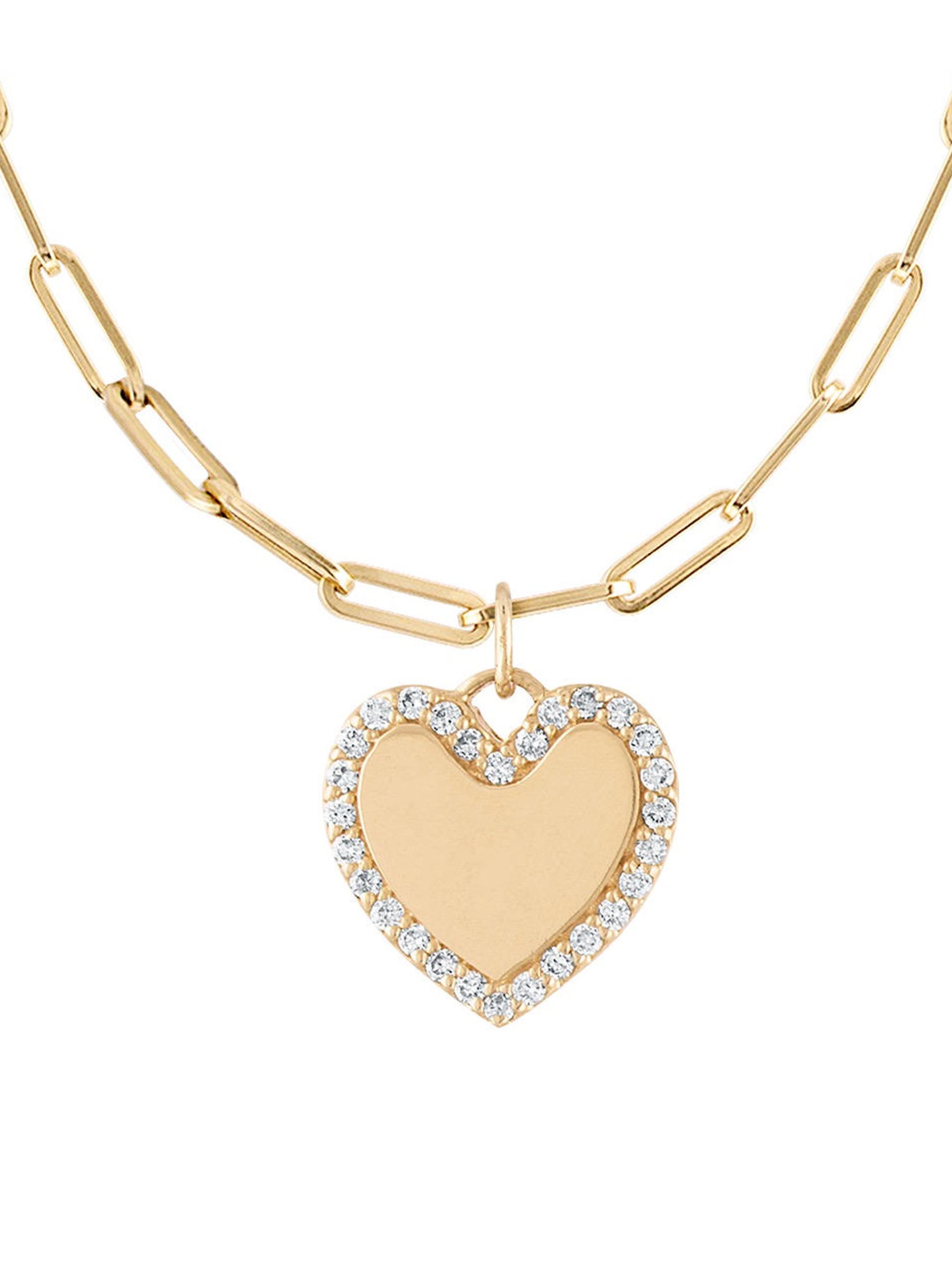 Gigi Ferranti Women's Charms 14K Yellow Gold & 0.24 TCW Diamond Heart Pendant - Yellow Gold