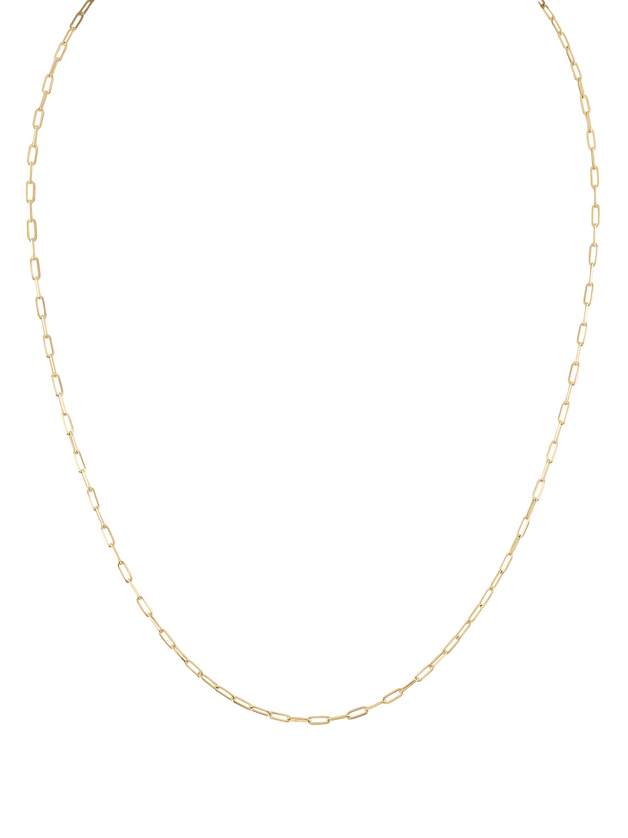 Gigi Ferranti Women's 14K Yellow Gold Paper Clip Chain Necklace - Yellow Gold