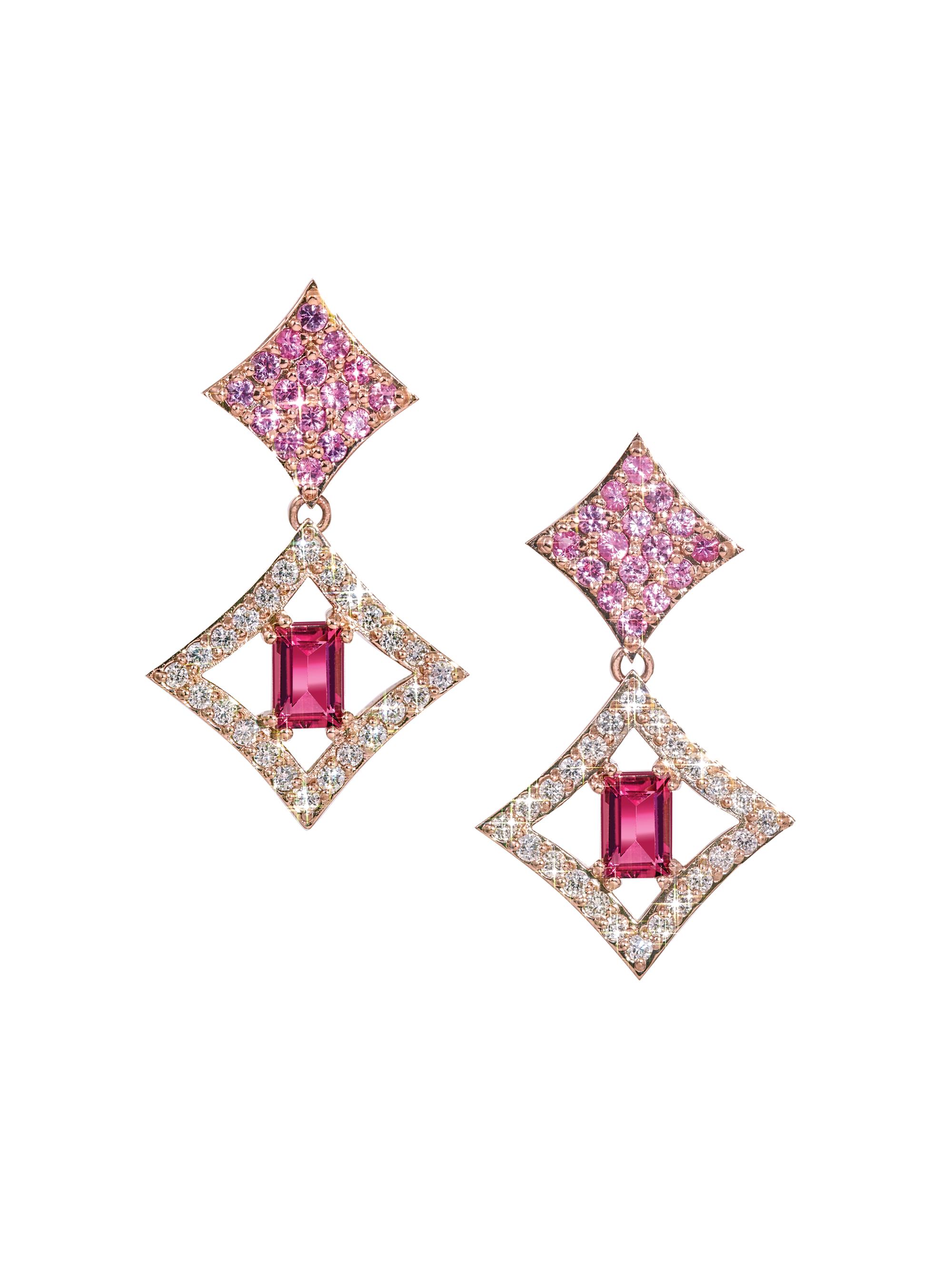 Gigi Ferranti Women's Bespoke Regalo 14K Rose Gold & Multi-Gemstone Drop Earrings - Rose Gold