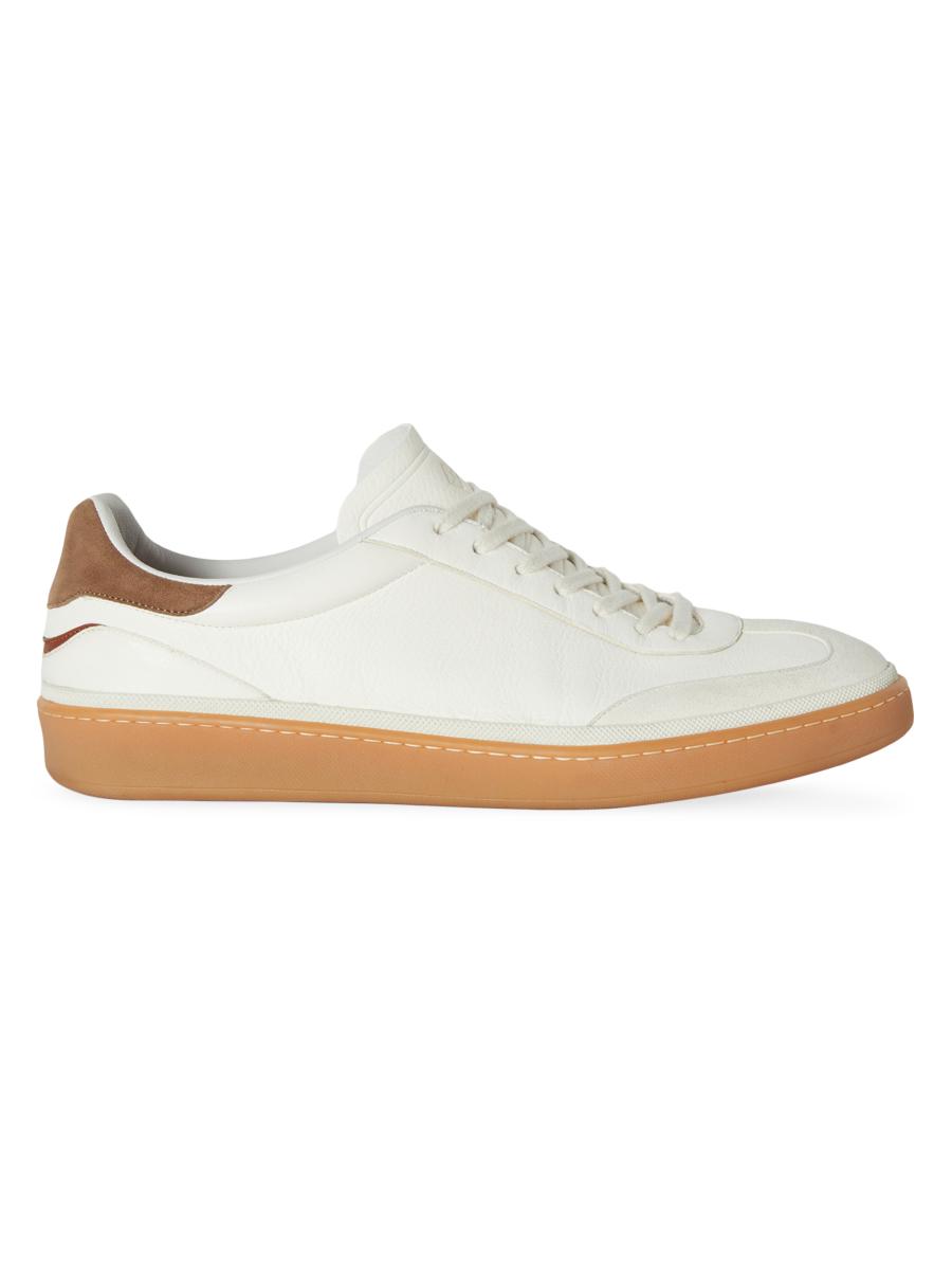 Loro Piana Tennis Leather Sneakers | Saks Fifth Avenue