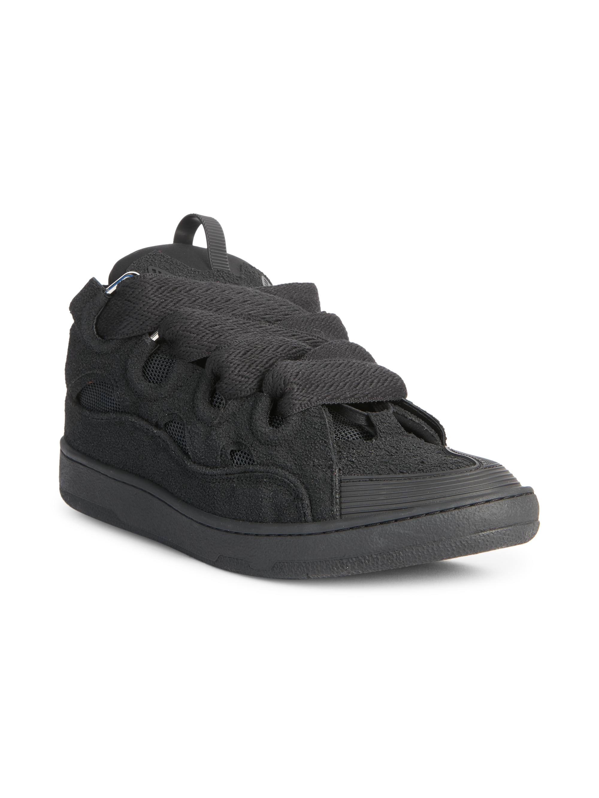 Lanvin Curb Glitter Sneakers | Saks Fifth Avenue display picture 3