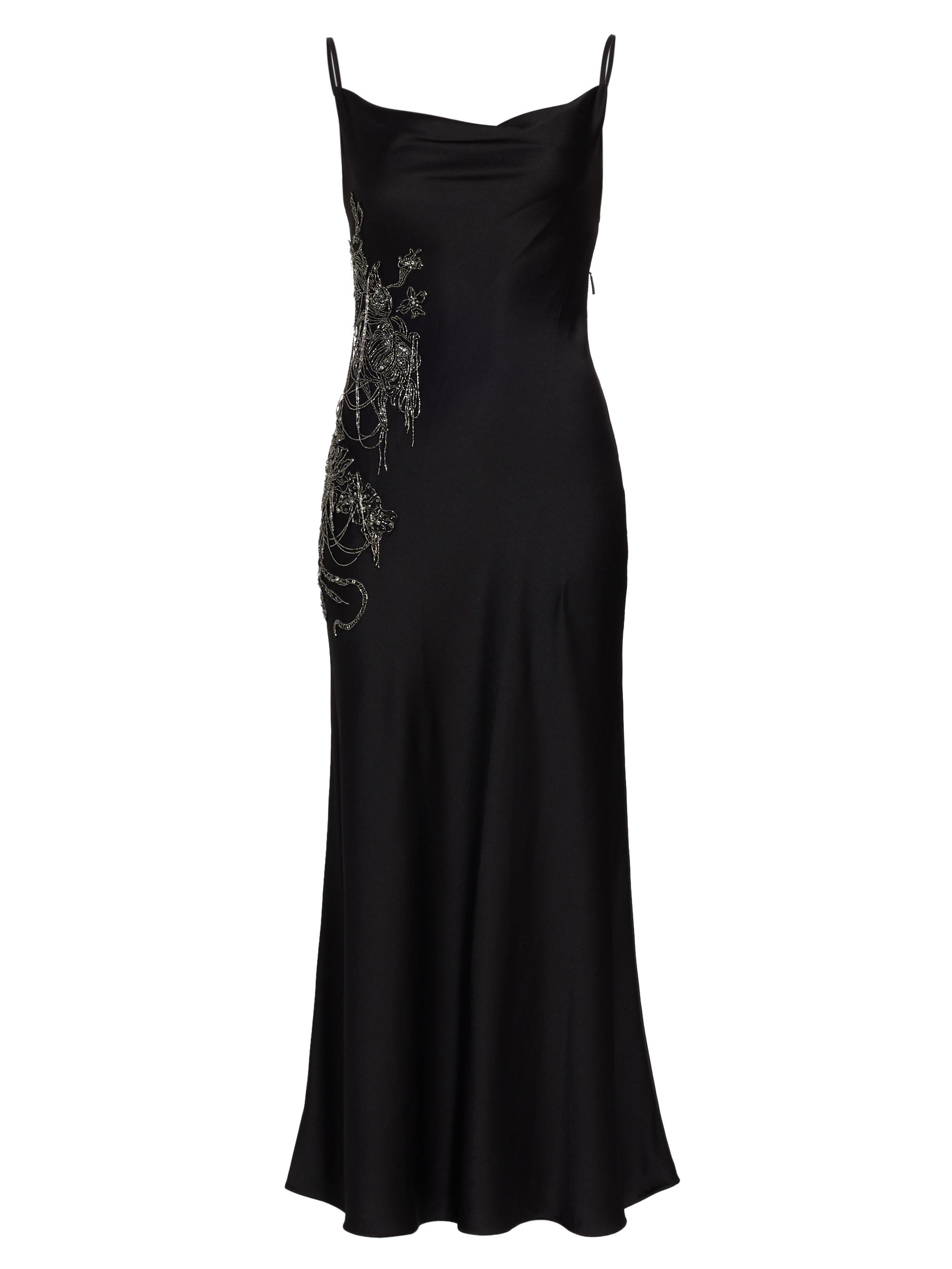 Jason Wu Collection Women's Beaded & Open-Back Satin Gown - Black