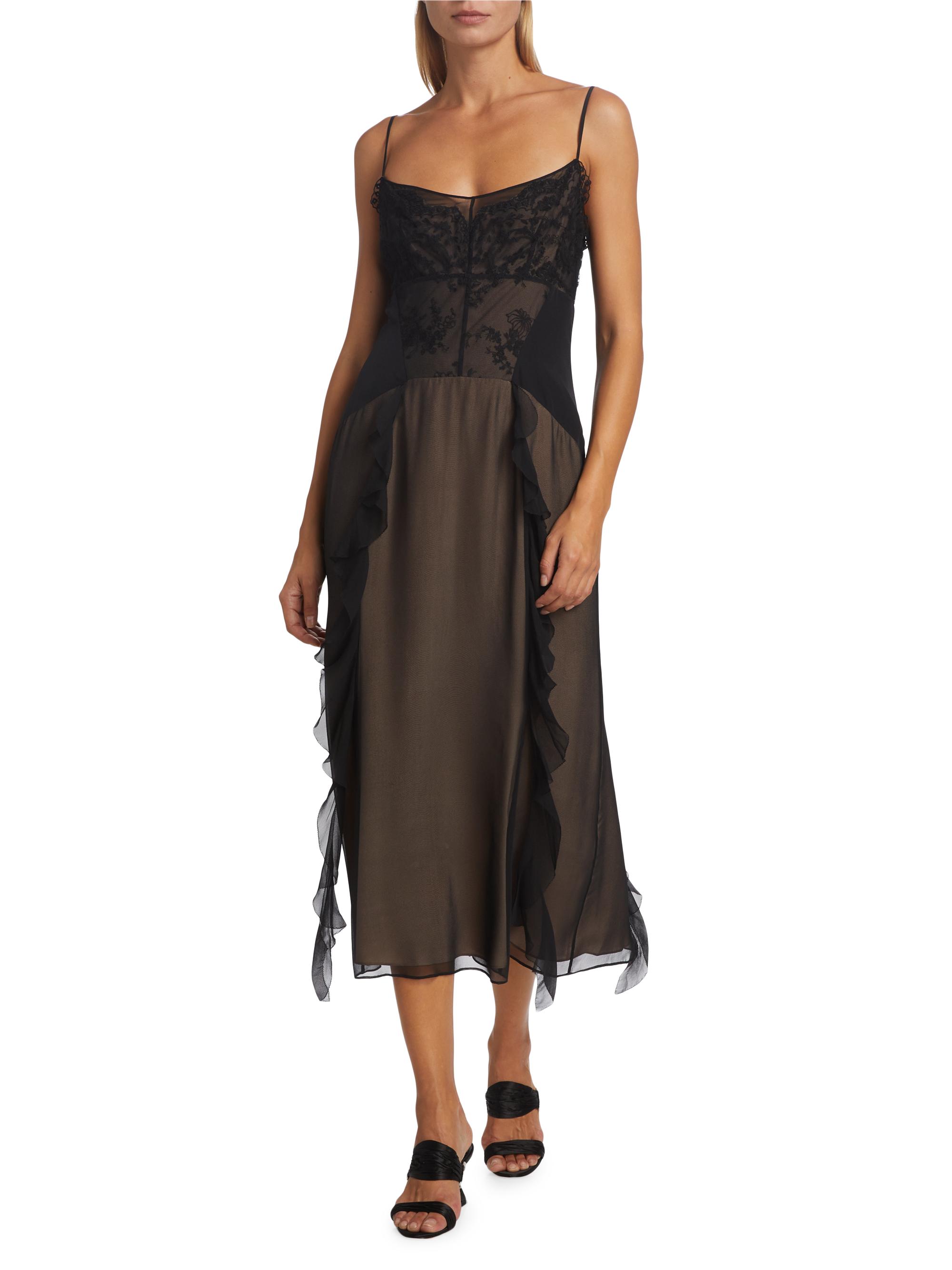 Jason Wu Collection Cosmic Floral Sheer Tulle Dress | Saks Fifth