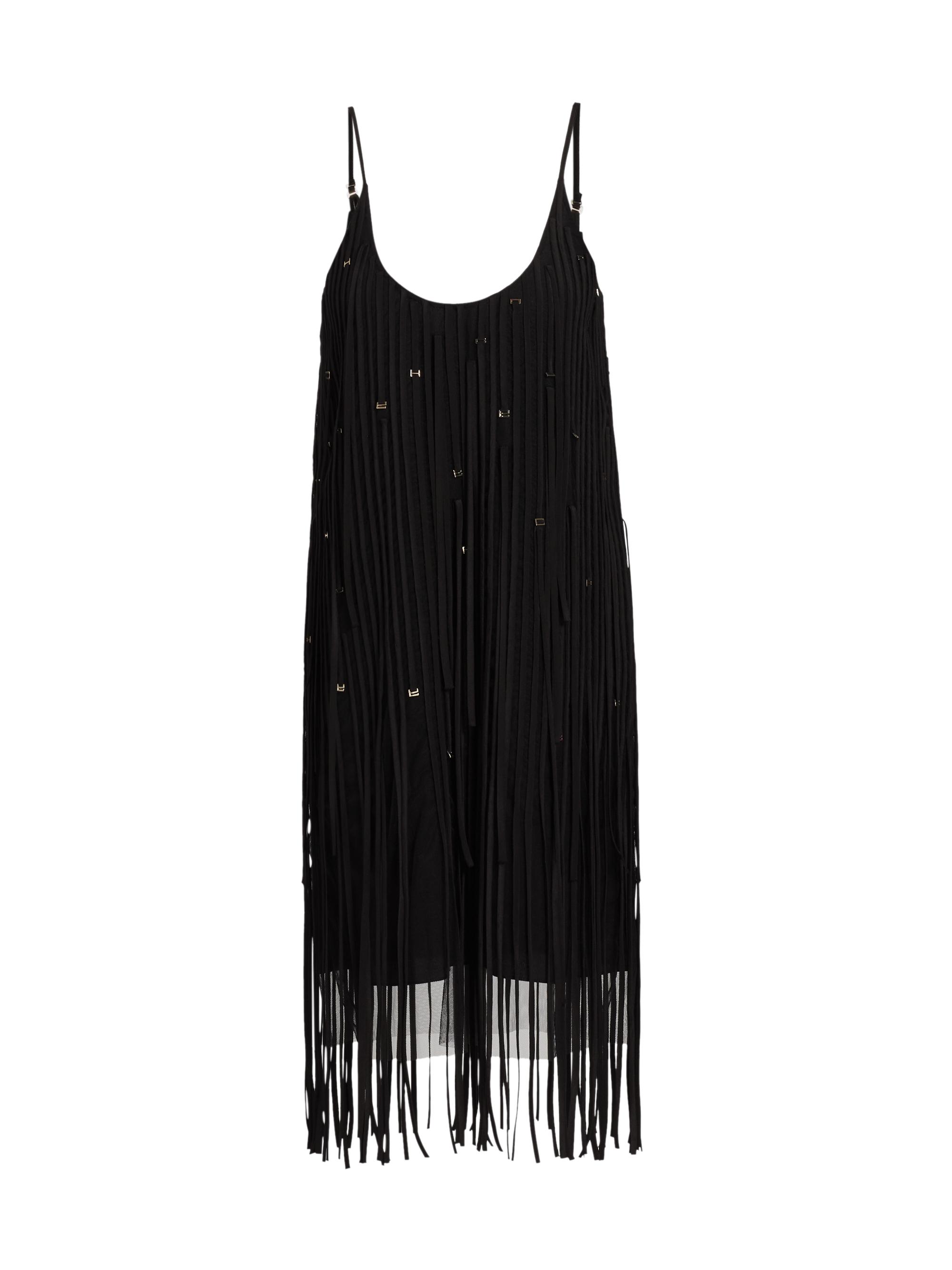 Jason Wu Collection Women's Embroidred Fringe Tulle Minidress - Black