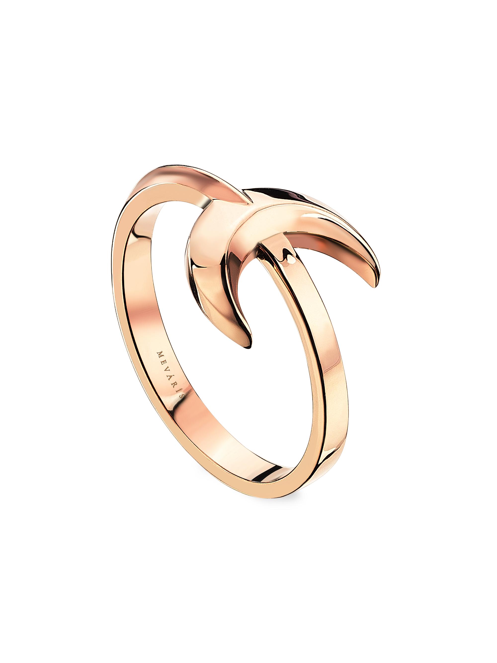 Mevaris Women's High Moon Mini 18K Rose Gold Ring - Rose Gold