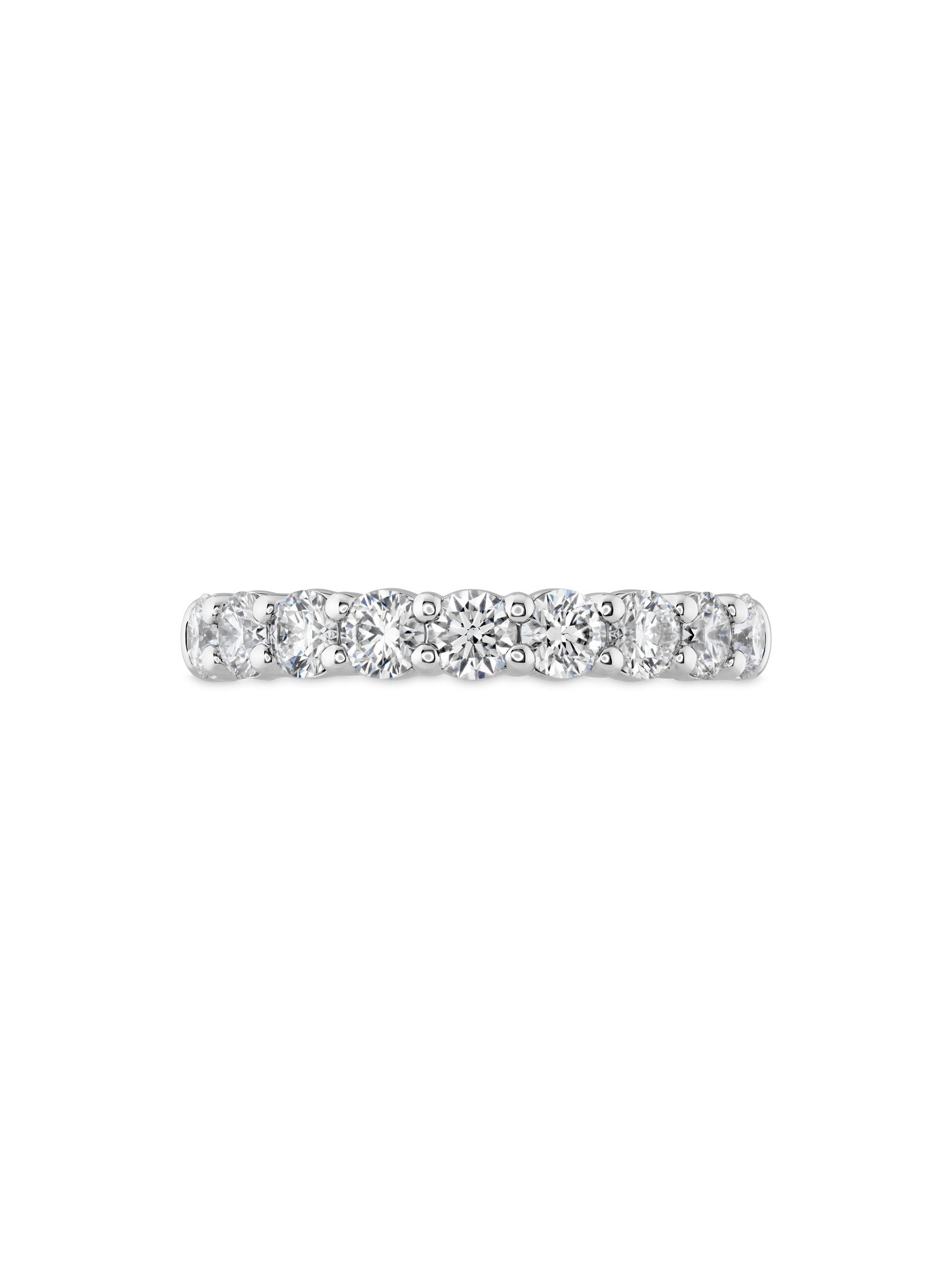 Hearts On Fire Women's Signature 18K White Gold & 0.46-0.56 TCW Diamond 9-Stone Band - White Gold