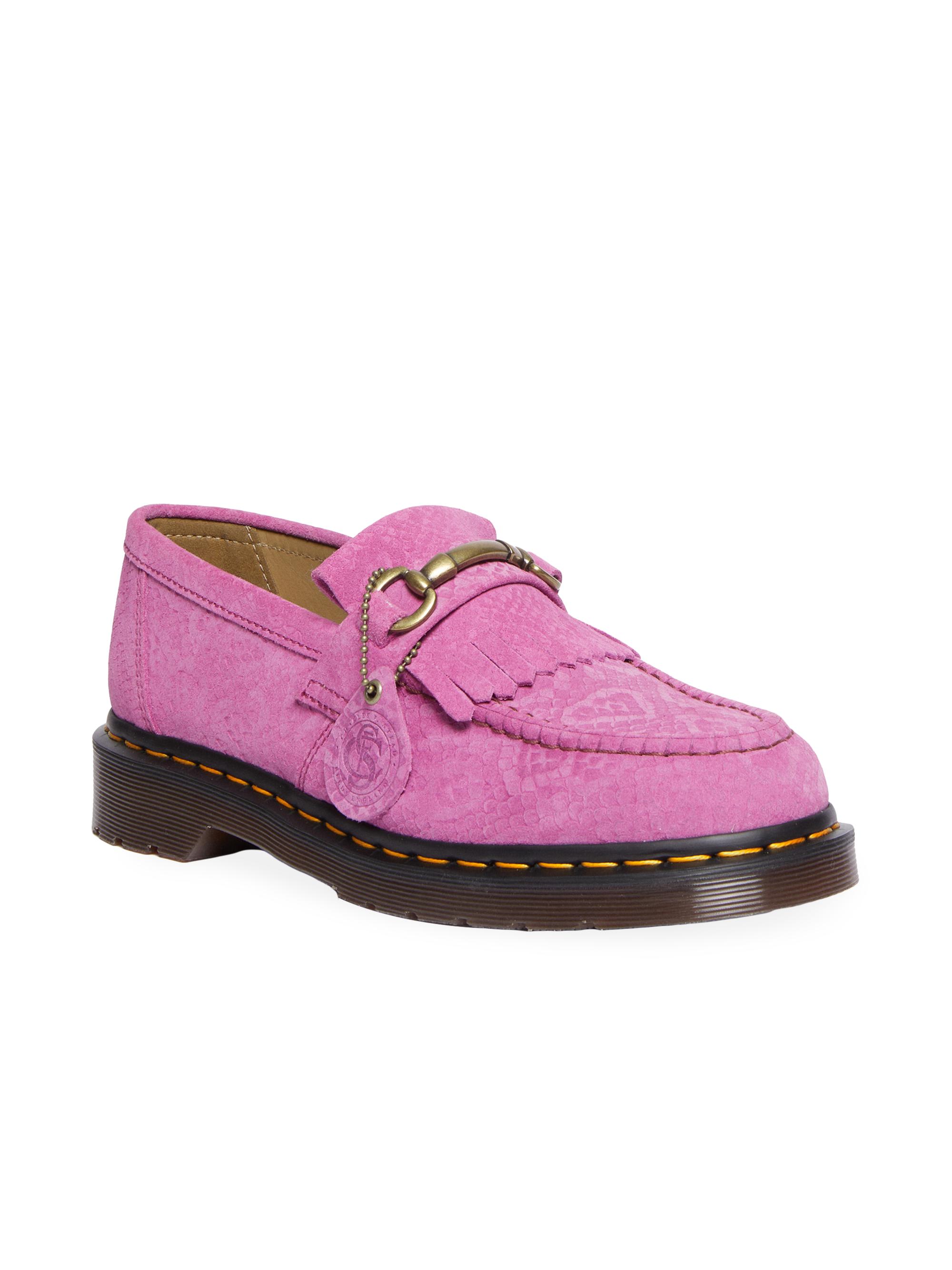 Dr.Martens ローファーADRIAN SNAFFLE UK5 Dr. Martens Adrian Snaffle Snake-Embossed Suede Loafers | Saks