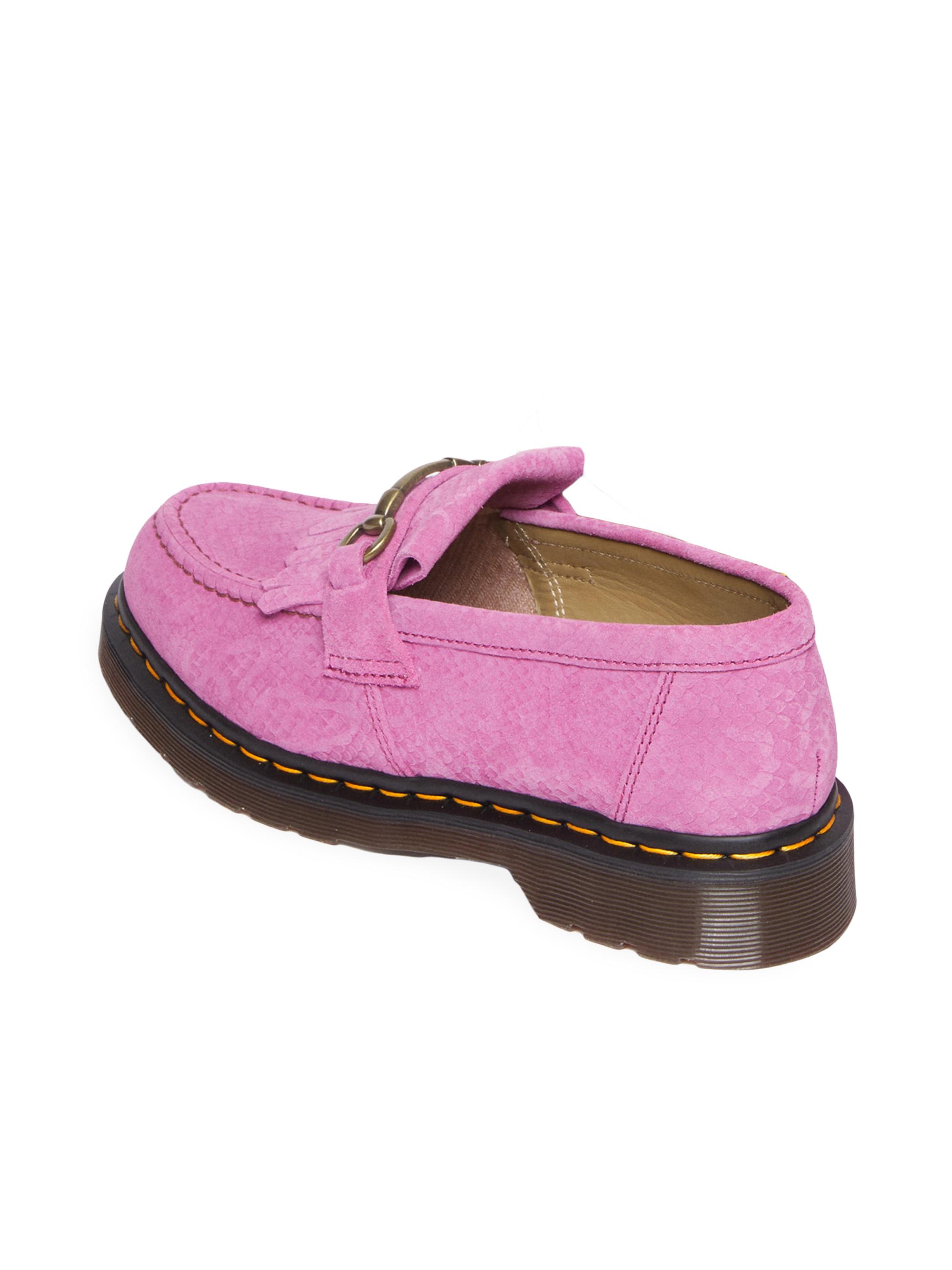 Dr. Martens Adrian Snaffle Snake-Embossed Suede Loafers | Saks
