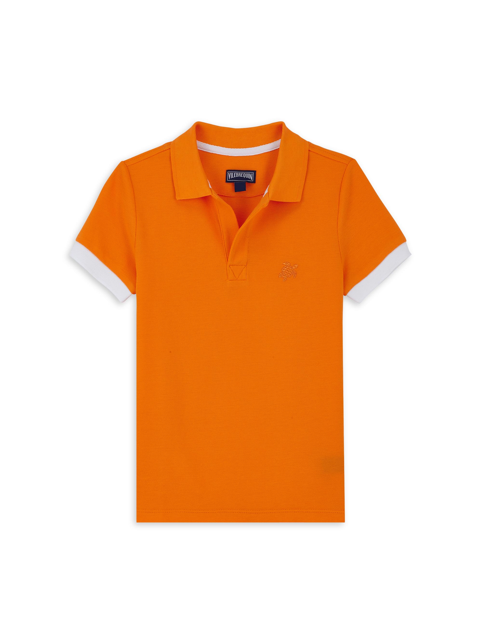 Vilebrequin Little Boy's & Boy's Piqué Polo - Carotte