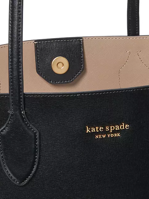 Kate Spade New York Large Bleecker Leather Tote in Timeless Taupe
