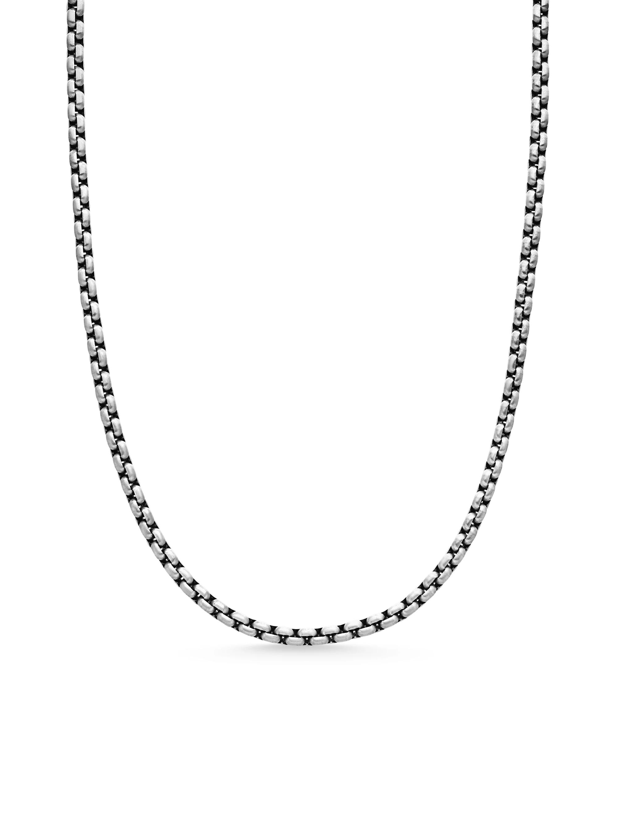 David Yurman Box Chain Necklace In Sterling Silver, 4.8mm | Saks