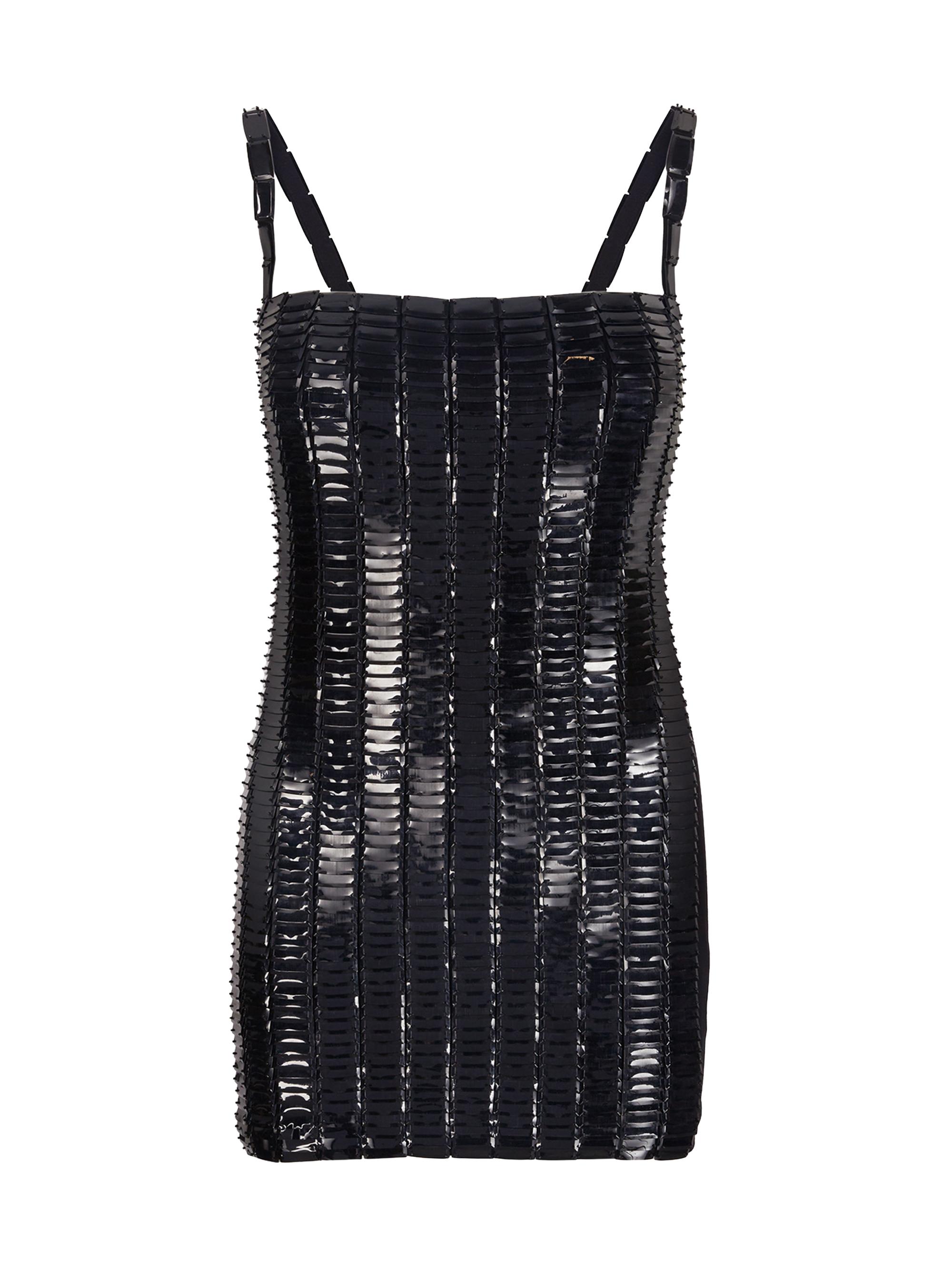 The Attico Women's Sequined Minidress - Black