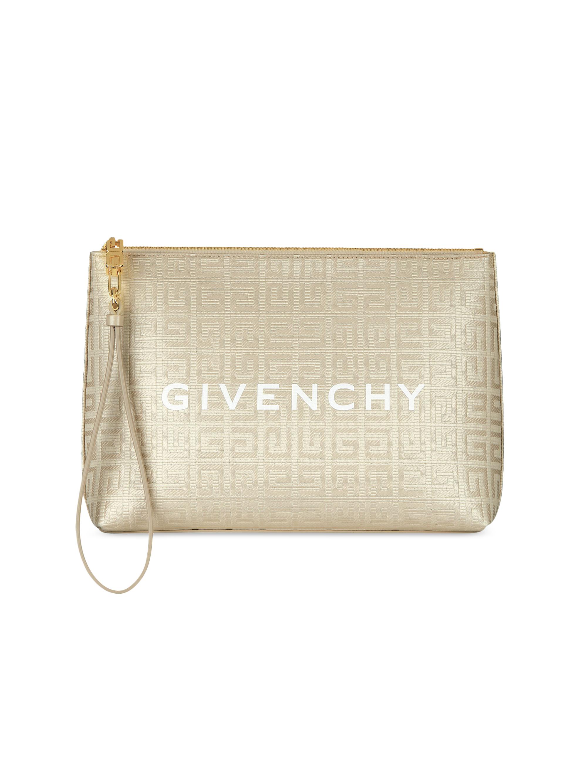Givenchy Large Pouch In 4G Coated Canvas | Saks Fifth Avenue