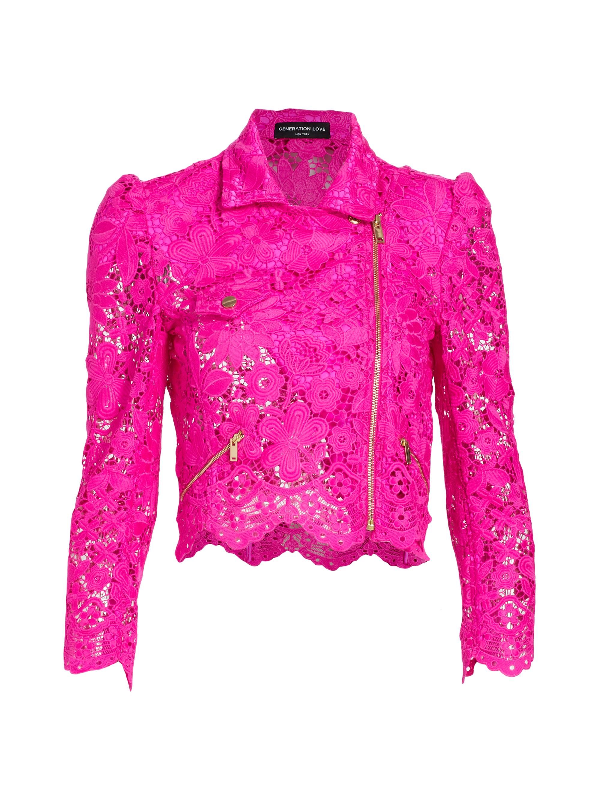 ジャケット・アウター smyeon Compact lace jaket Smyeon コート アウター Compact lace jaket / レース付き