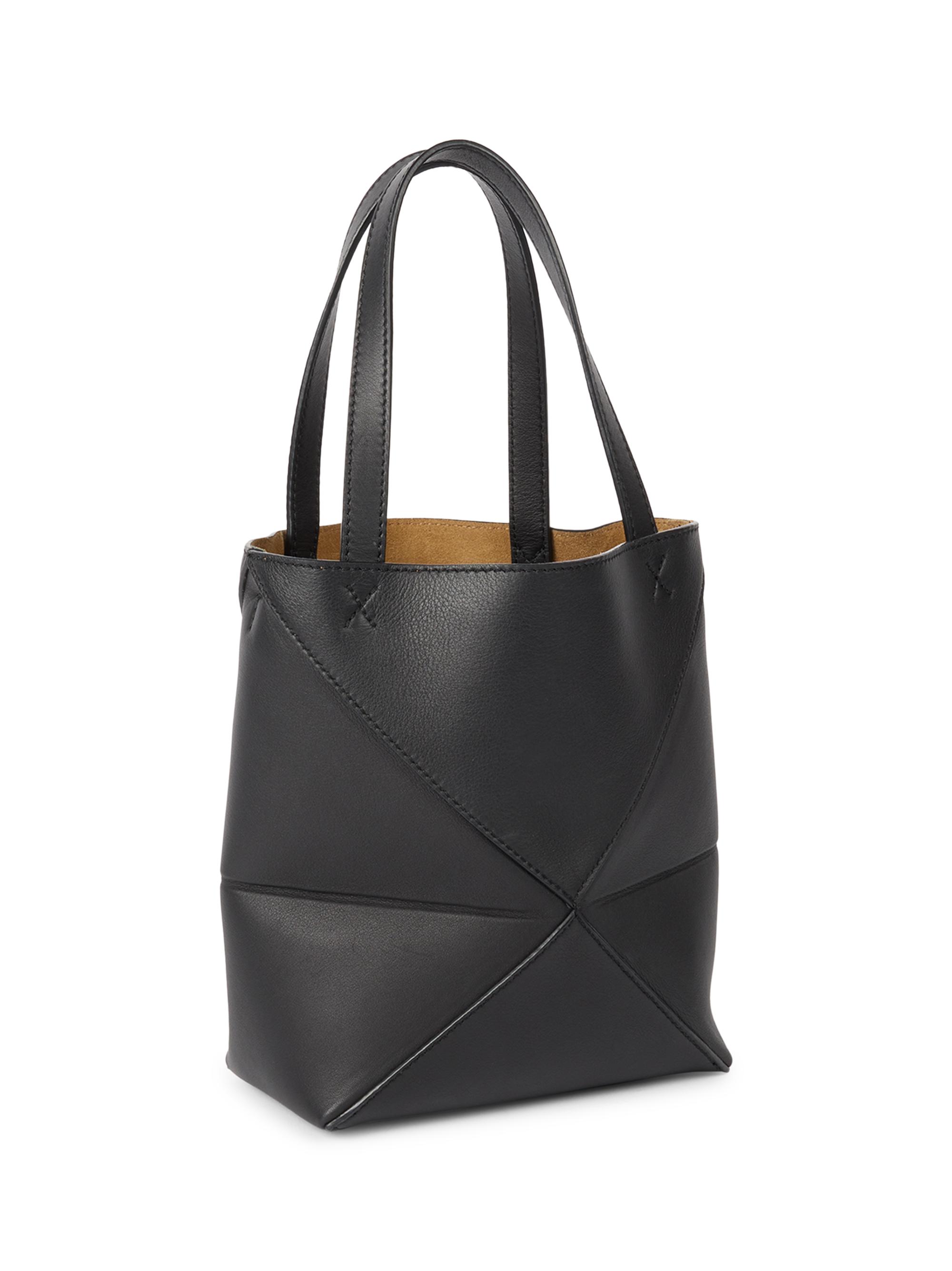 LOEWE Mini Puzzle Fold Leather Tote Bag | Saks Fifth Avenue