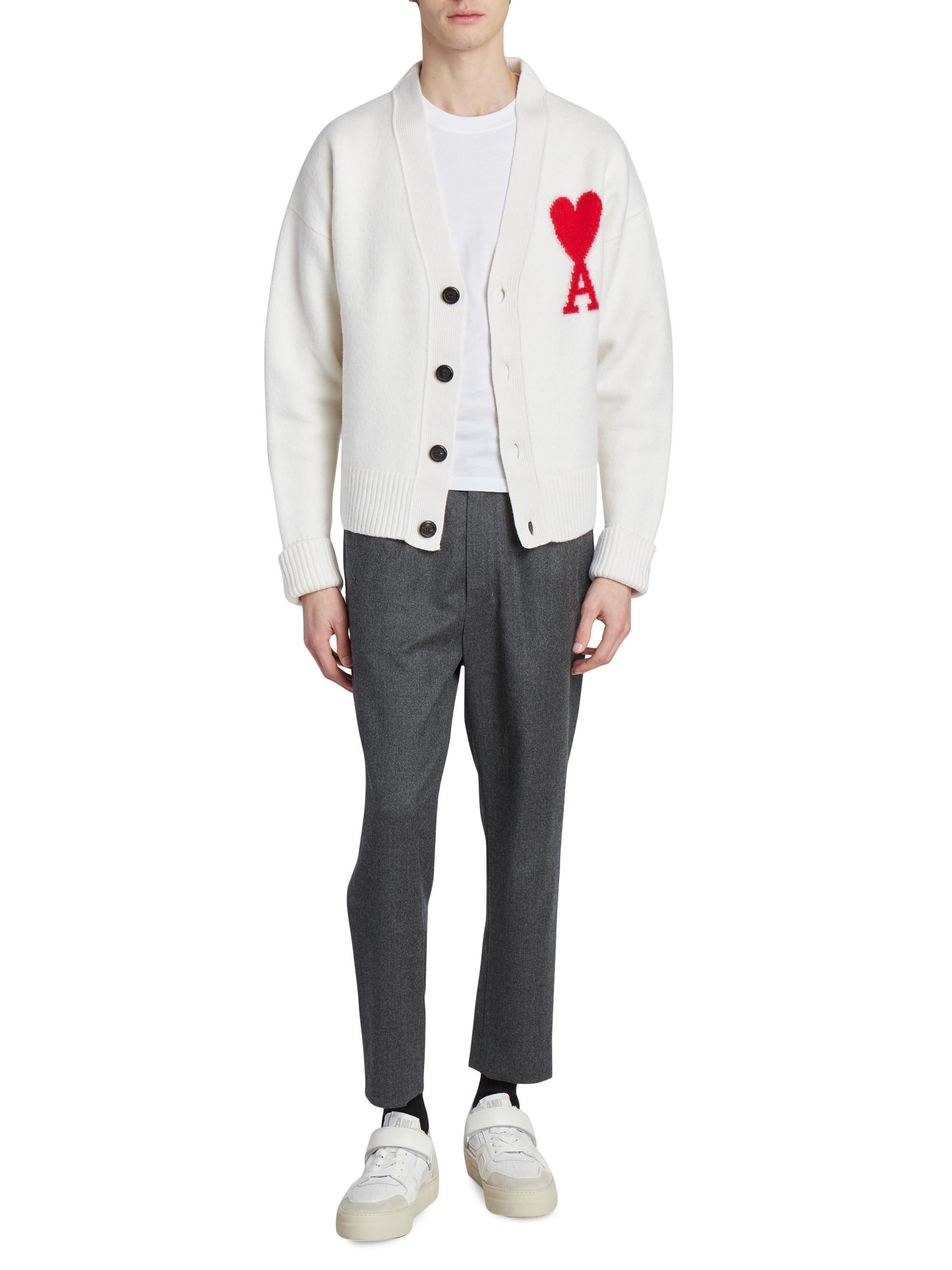 Monogram Wool Cardigan