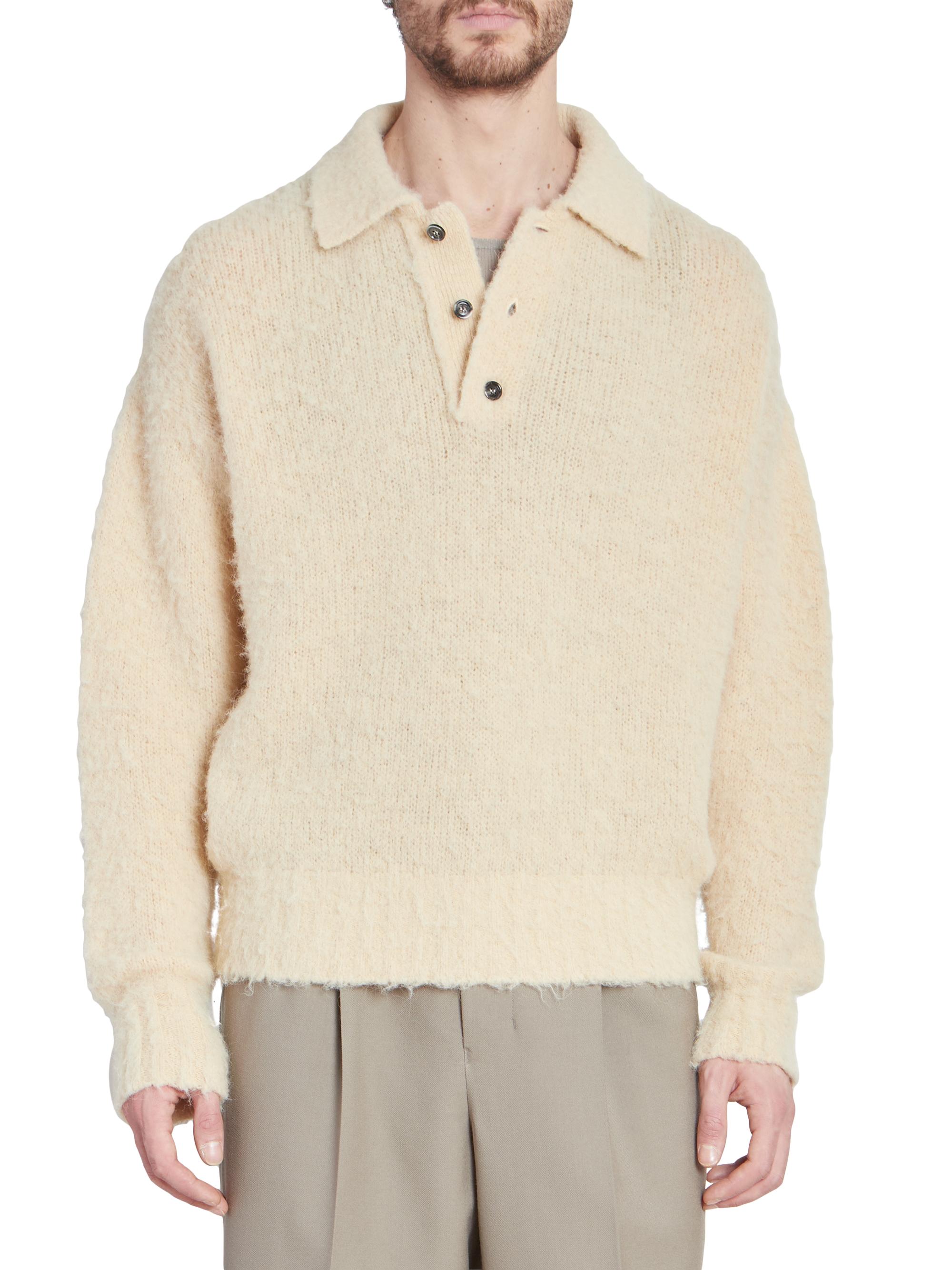 @*︎様 amiparis ポロニット AMI Paris Alpaca-Wool Polo Sweater | Saks Fifth Avenue