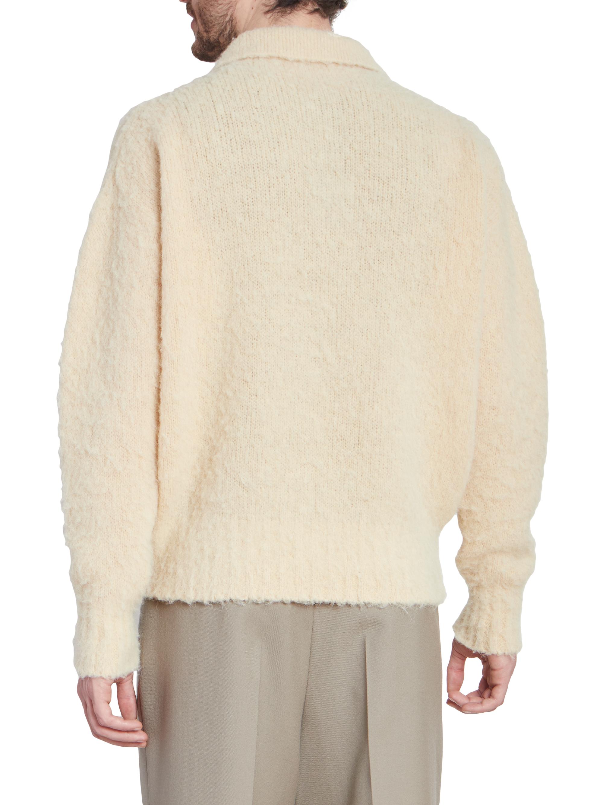 AMI Paris Alpaca-Wool Polo Sweater | Saks Fifth Avenue