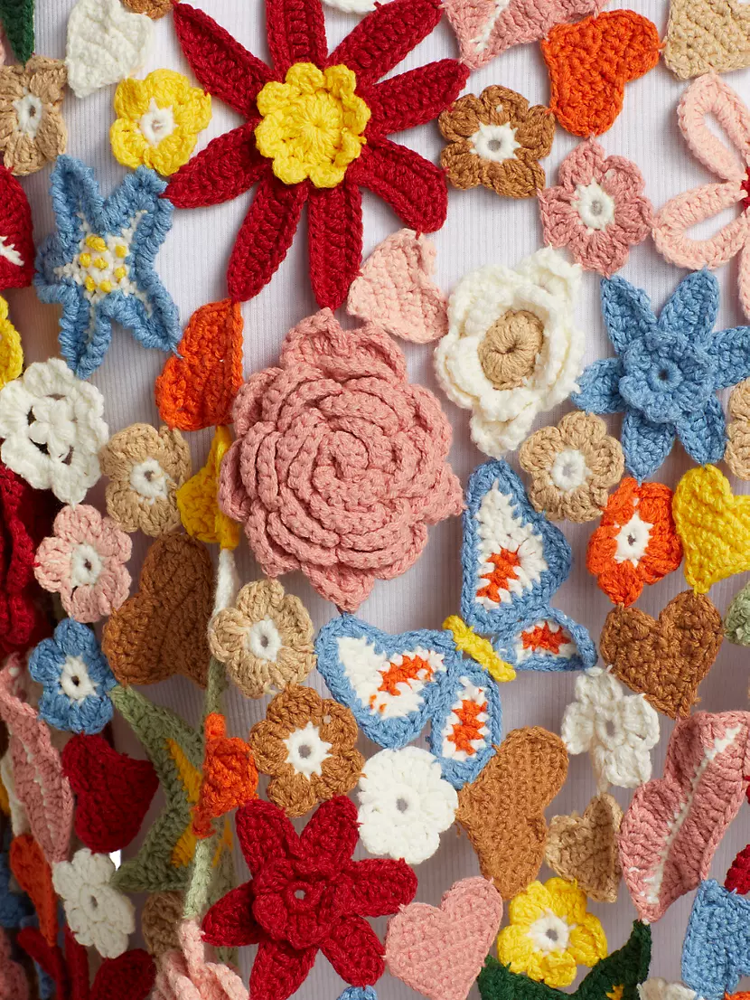 crochet flowers varsity