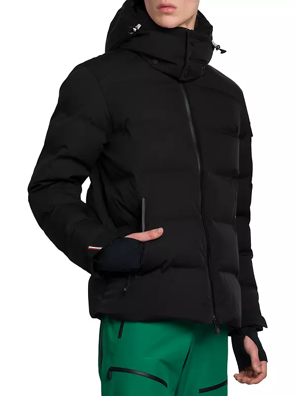 Montgetech quilted down ski jacket in black - Moncler Grenoble