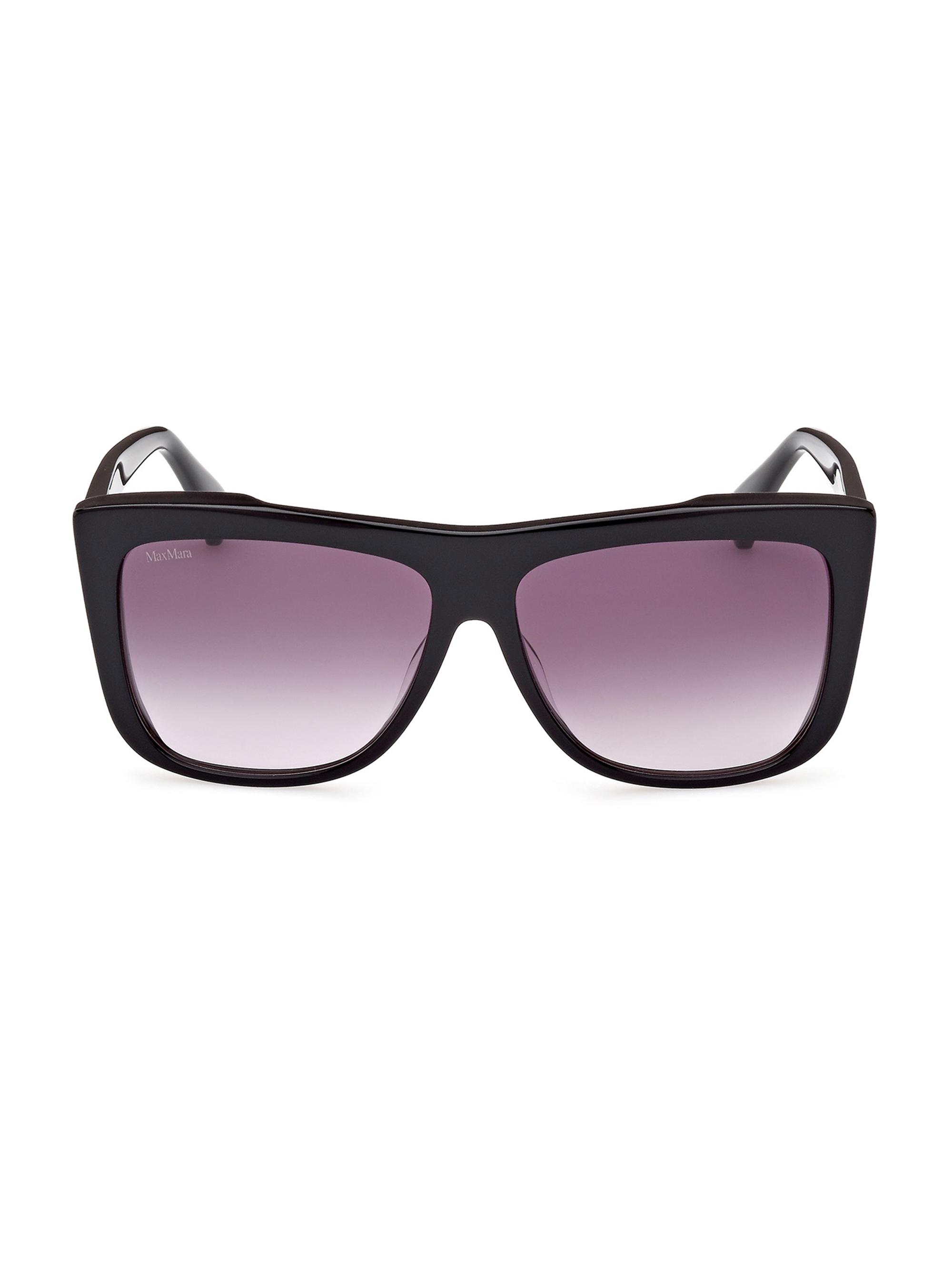 Max Mara Women's Lee1 57MM Square Sunglasses - Black Gradient