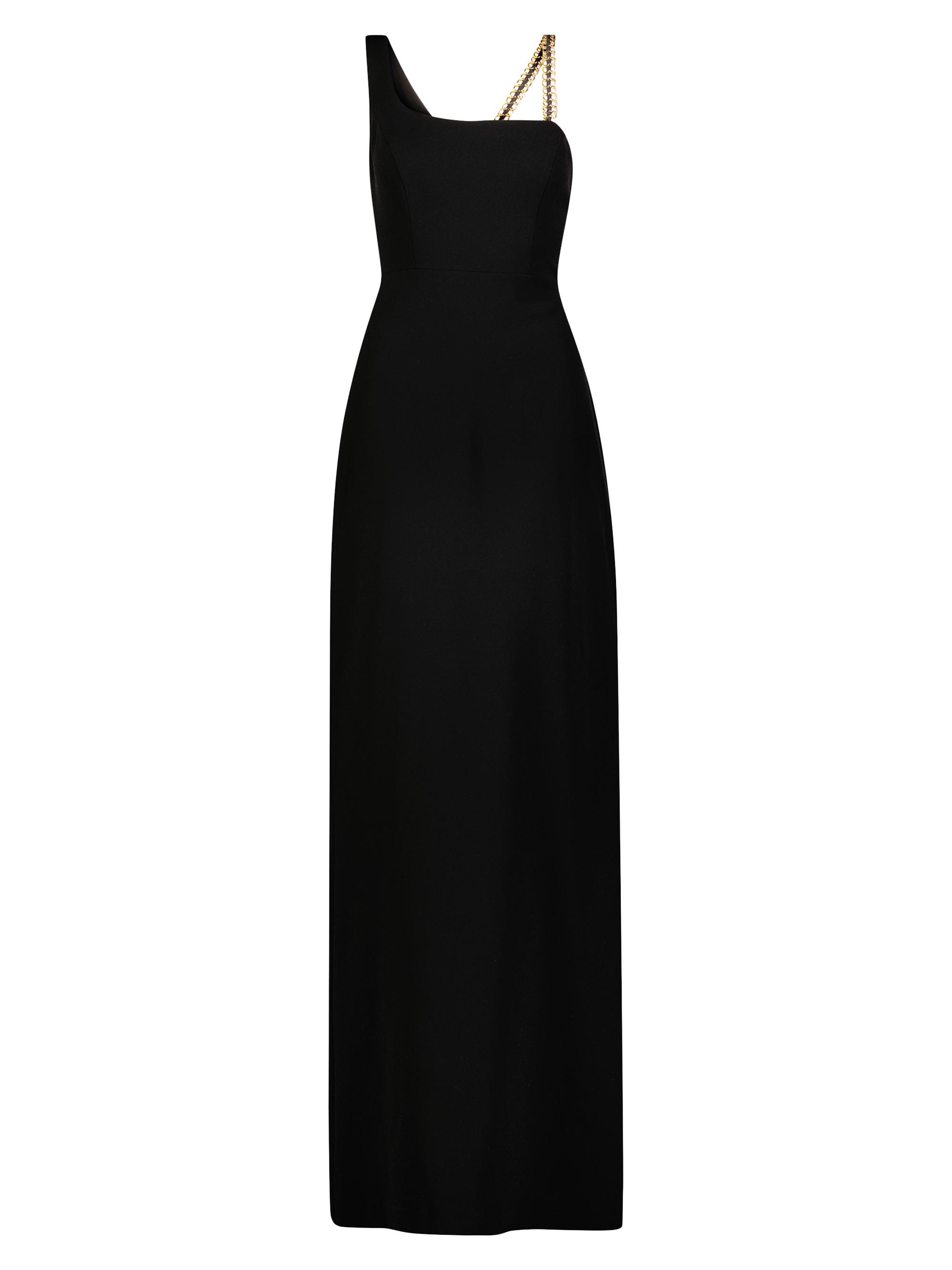 BCBGMAXAZRIA Women's Chain Strap Sheath Maxi Dress - Black