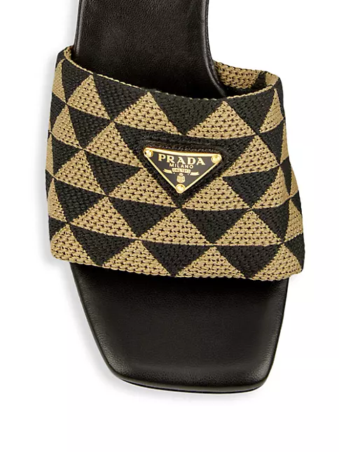 Louis Vuitton Brown Nylon Platform Flat Sandals Size 10/40.5