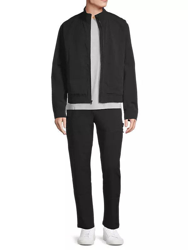 Alo Yoga Bomber Jacket - Black Jackets, Clothing - WALOY32595