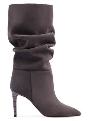 Slouchy suede boots