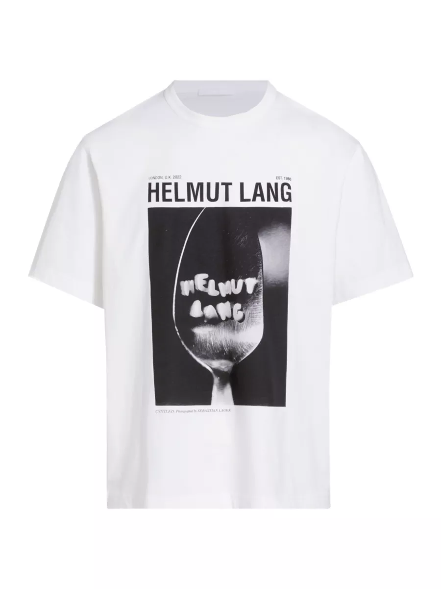 Shop Helmut Lang Photo 1 Crewneck T-Shirt | Saks Fifth Avenue Shop Helmut Lang Photo 1 Crewneck T-Shirt | Saks Fifth Avenue
