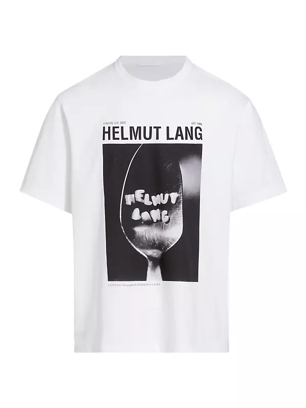 Shop Helmut Lang Photo Crewneck 1 Fifth Avenue Saks T-Shirt 